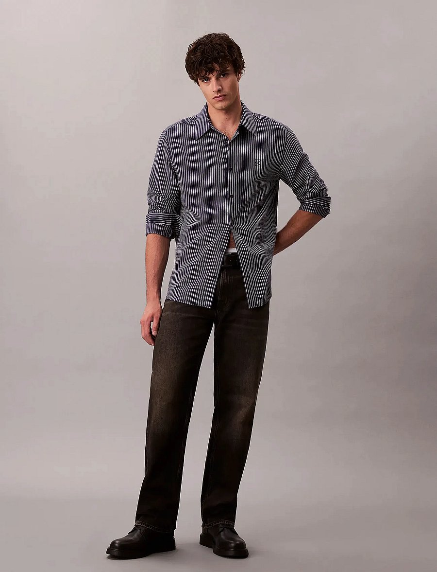 Calvin Klein Jeans - 90S STRAIGHT ESPRESSO BLACK JEAN - regular jeans - espresso black - 0