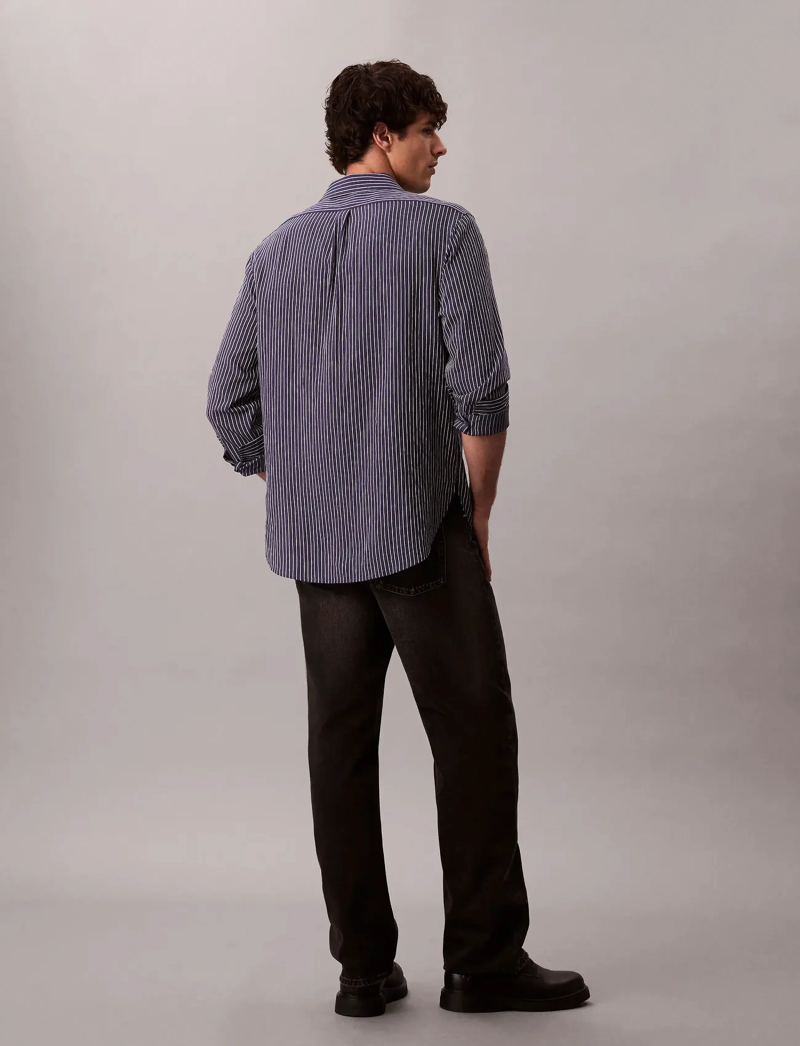 Calvin Klein Jeans - 90S STRAIGHT ESPRESSO BLACK JEAN - regular piegriezuma džinsa bikses - espresso black - 4