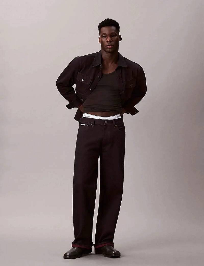 Calvin Klein Jeans - BAGGY MERLOT JEAN - loose jeans - merlot - 5