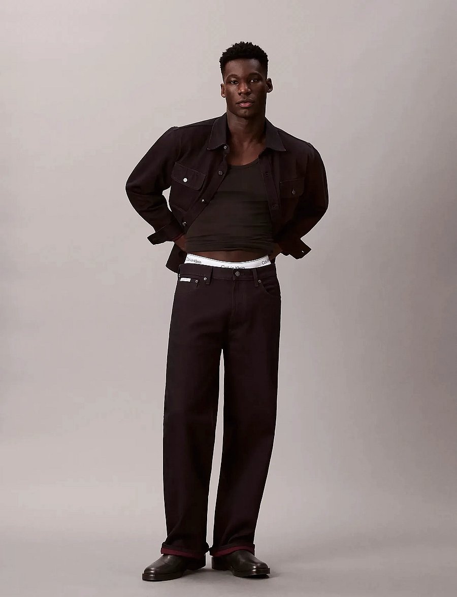Calvin Klein Jeans - BAGGY MERLOT JEAN - loose jeans - merlot - 5