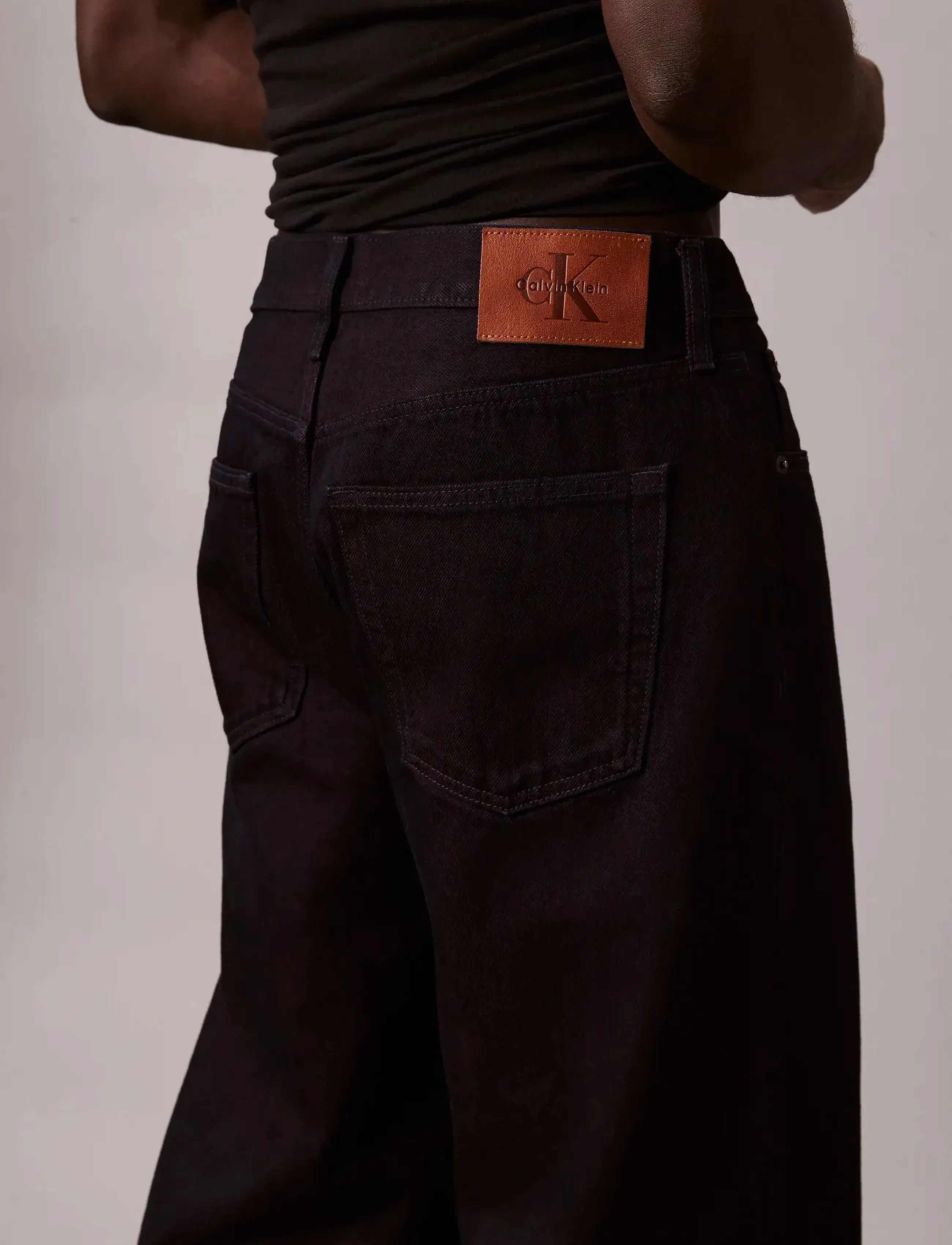 Calvin Klein Jeans BAGGY MERLOT JEAN - Jeans - MERLOT / brown