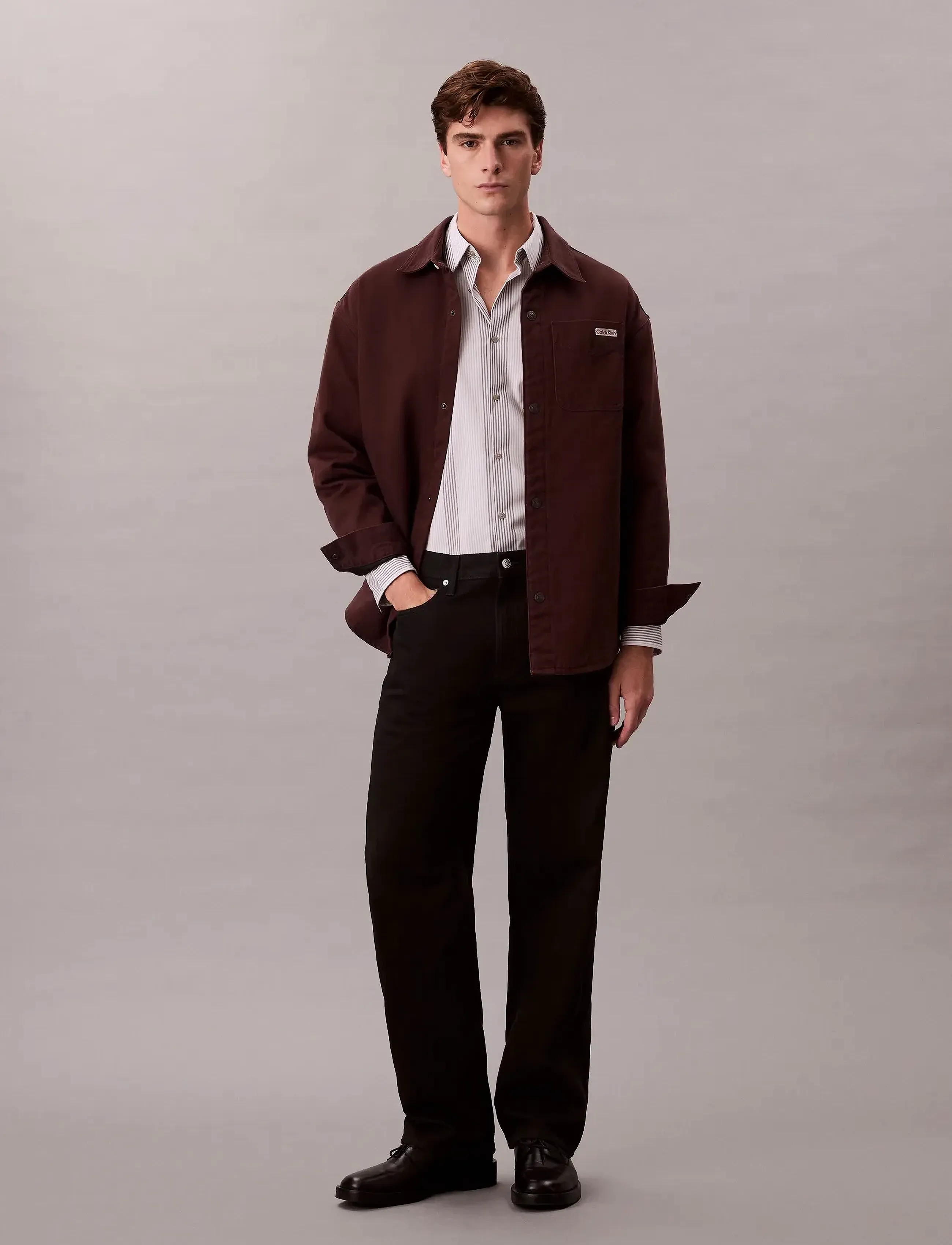 Calvin Klein Jeans - 90S PADDED JAVA OVERSHIRT - kevättakit - java - 3