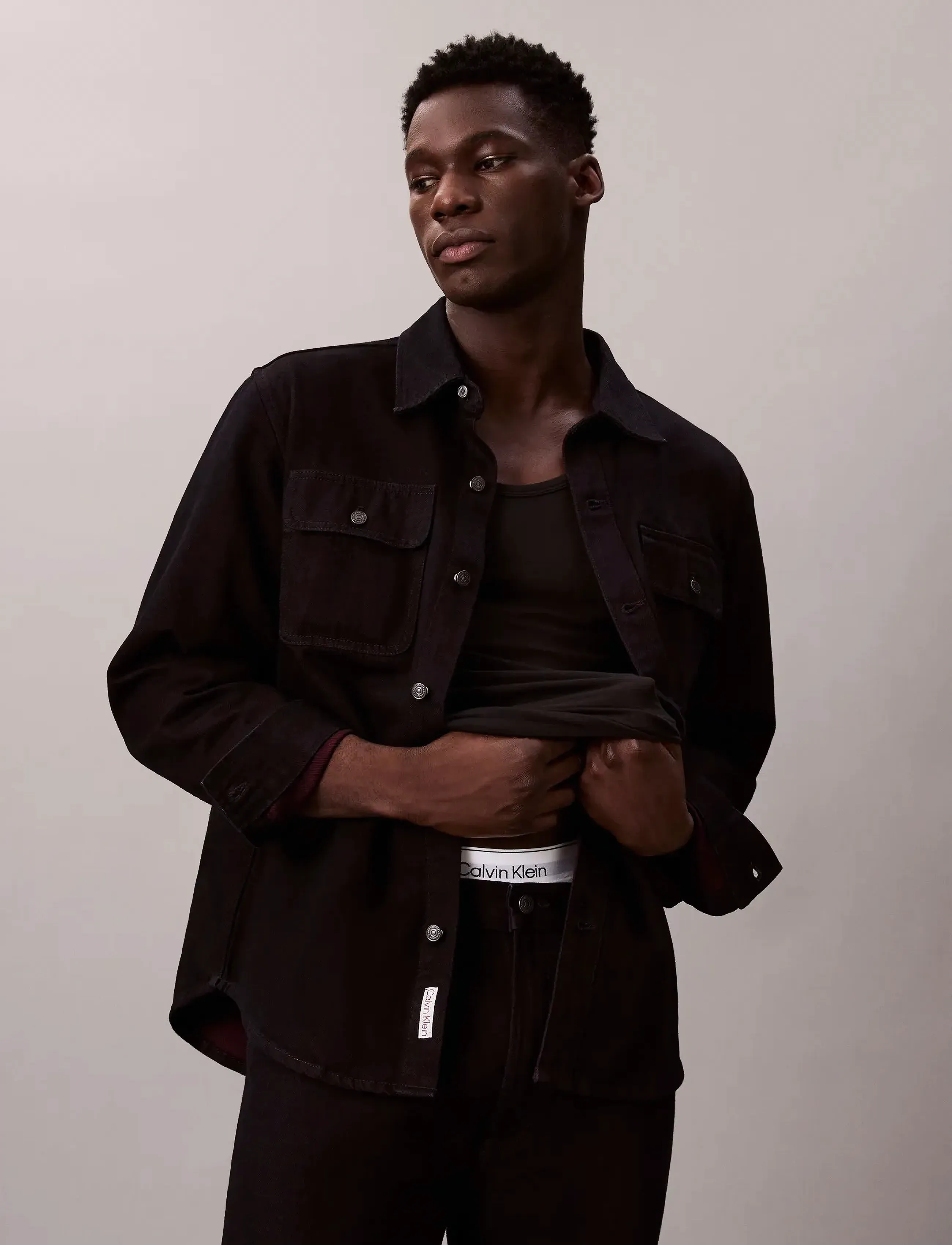 Calvin Klein Jeans - 90S MERLOT OVERSHIRT - merlot - 5