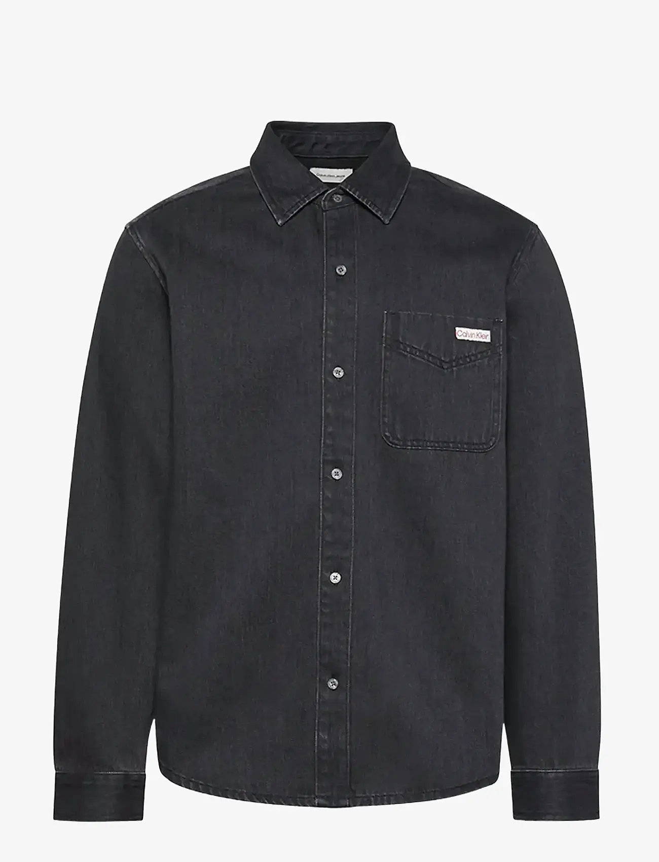 Calvin Klein Jeans - CLASSIC 205 BLACK OVERSHIRT - chemises en jean - 205 black - 1