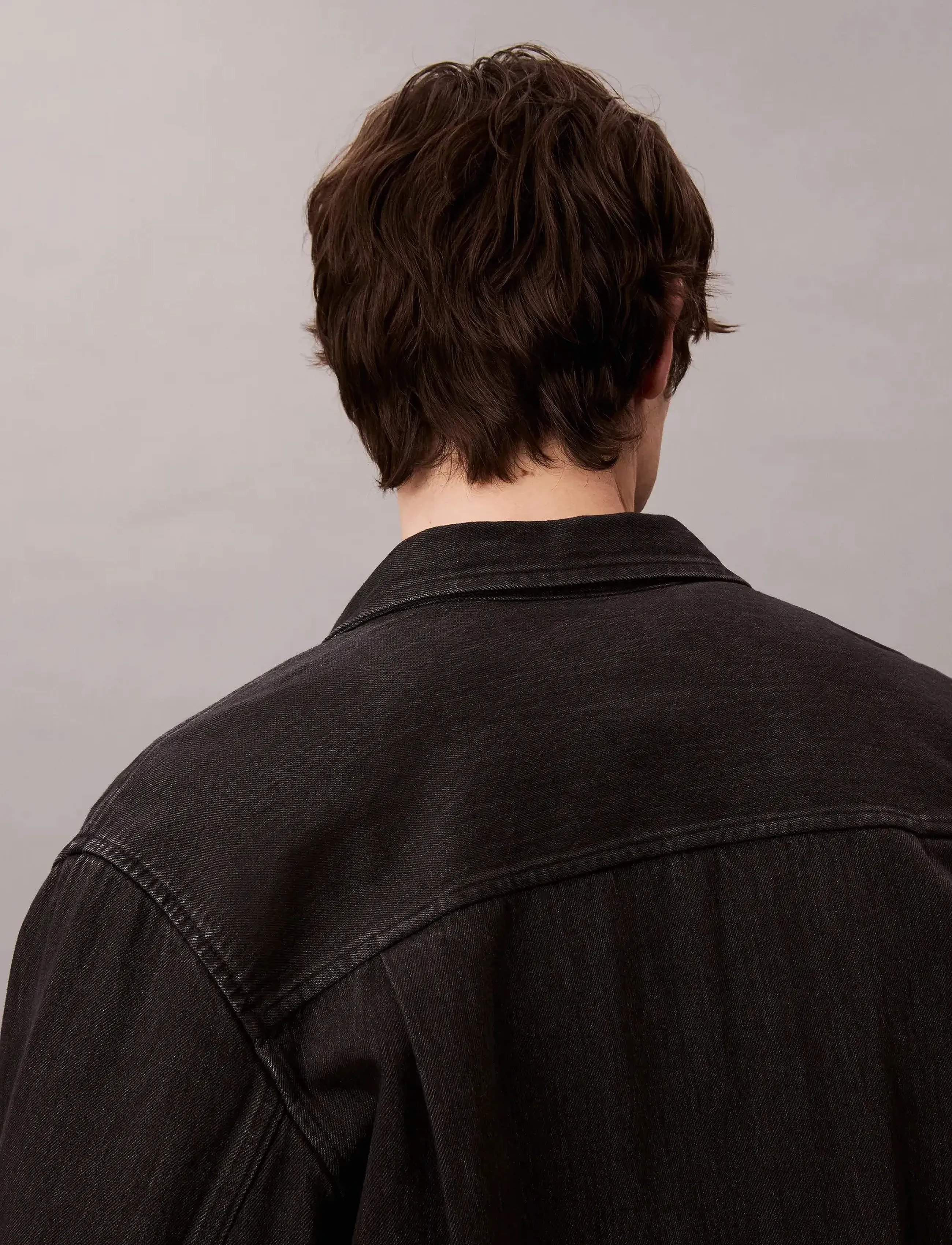 Calvin Klein Jeans - CLASSIC 205 BLACK OVERSHIRT - farkkupaidat - 205 black - 2