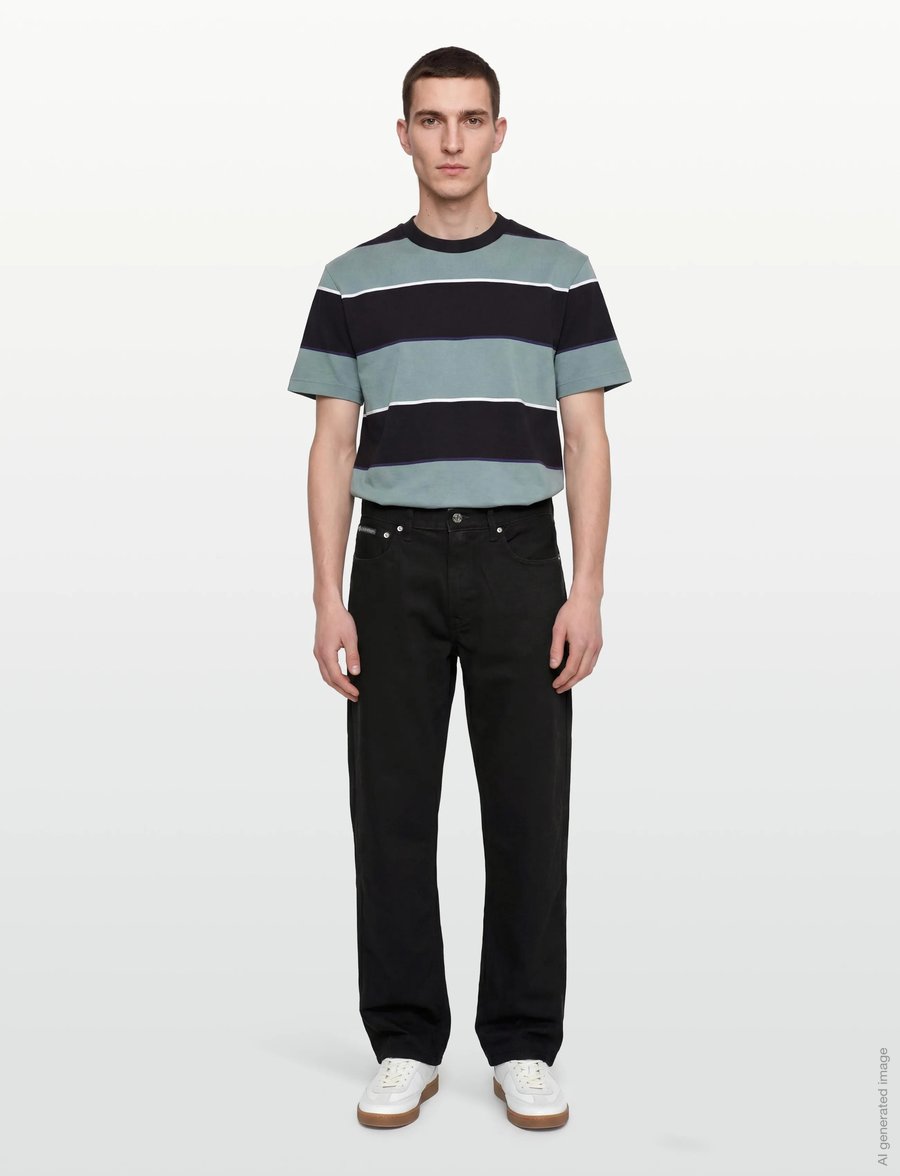 Calvin Klein Jeans - 90S STRT CK CLASSIC BLK JEAN - tavalised teksad - ck classic black - 0