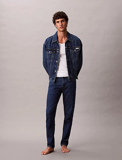 Calvin Klein Jeans SLIM TAPER PACIFICO JEAN - Sašaurināti džinsi - 002 PACIFICO / blue