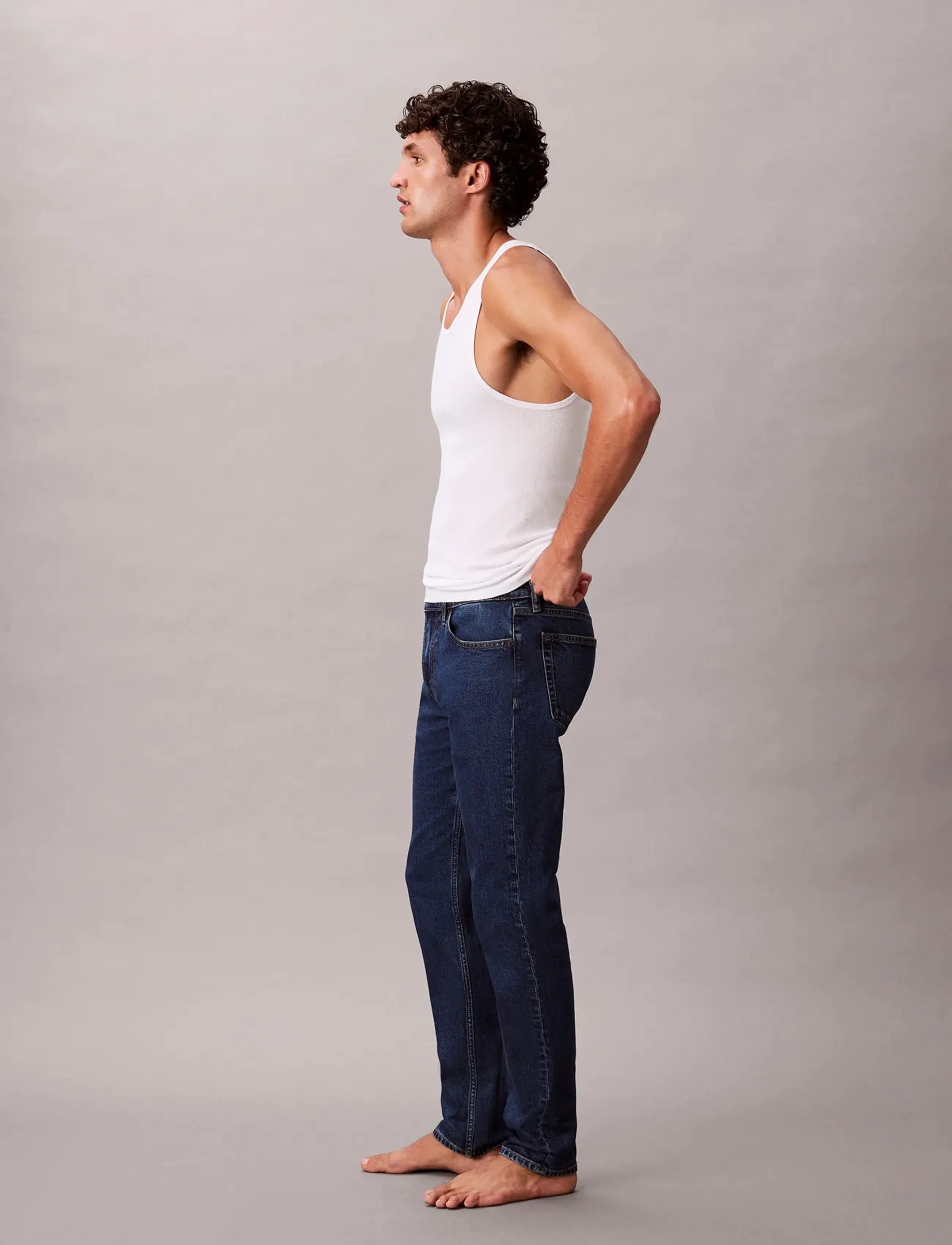 Calvin Klein Jeans - SLIM TAPER PACIFICO JEAN - tapered jeans - 002 pacifico - 3