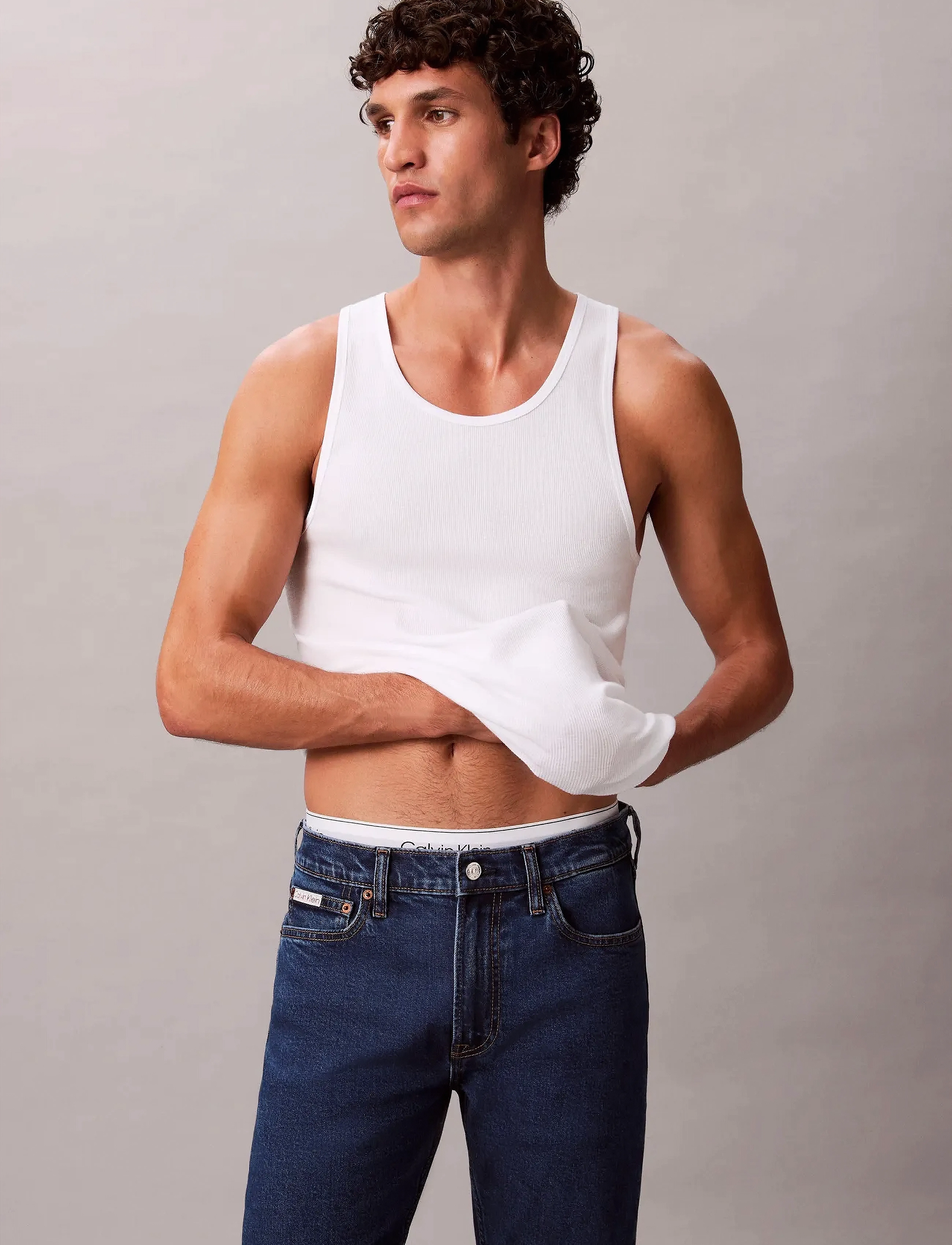 Calvin Klein Jeans SLIM TAPER PACIFICO JEAN - Jeans - 002 PACIFICO / blue