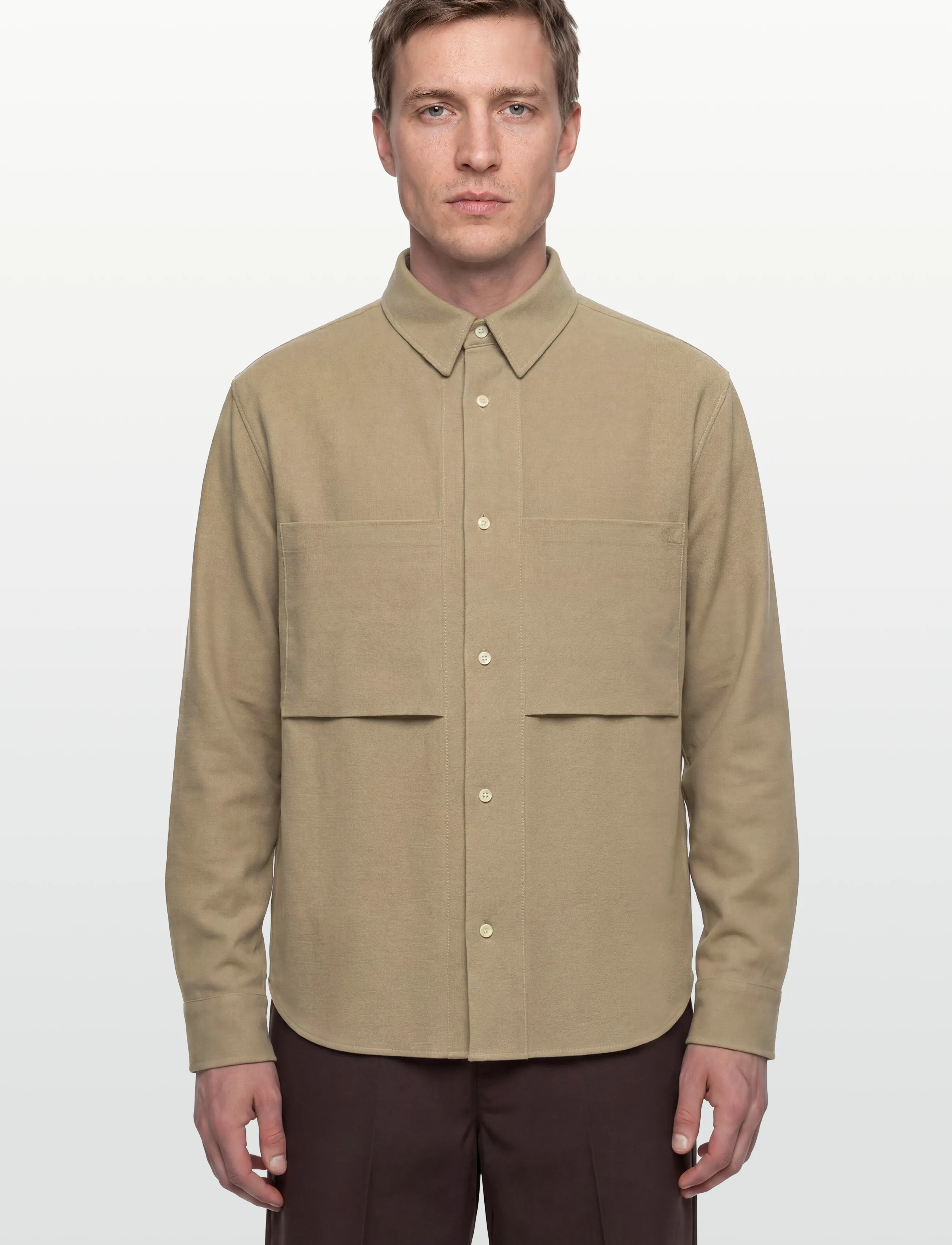 Calvin Klein Jeans - LS COTTON TWILL RELAXED OVERSHIR - overshirts - travertine - 3