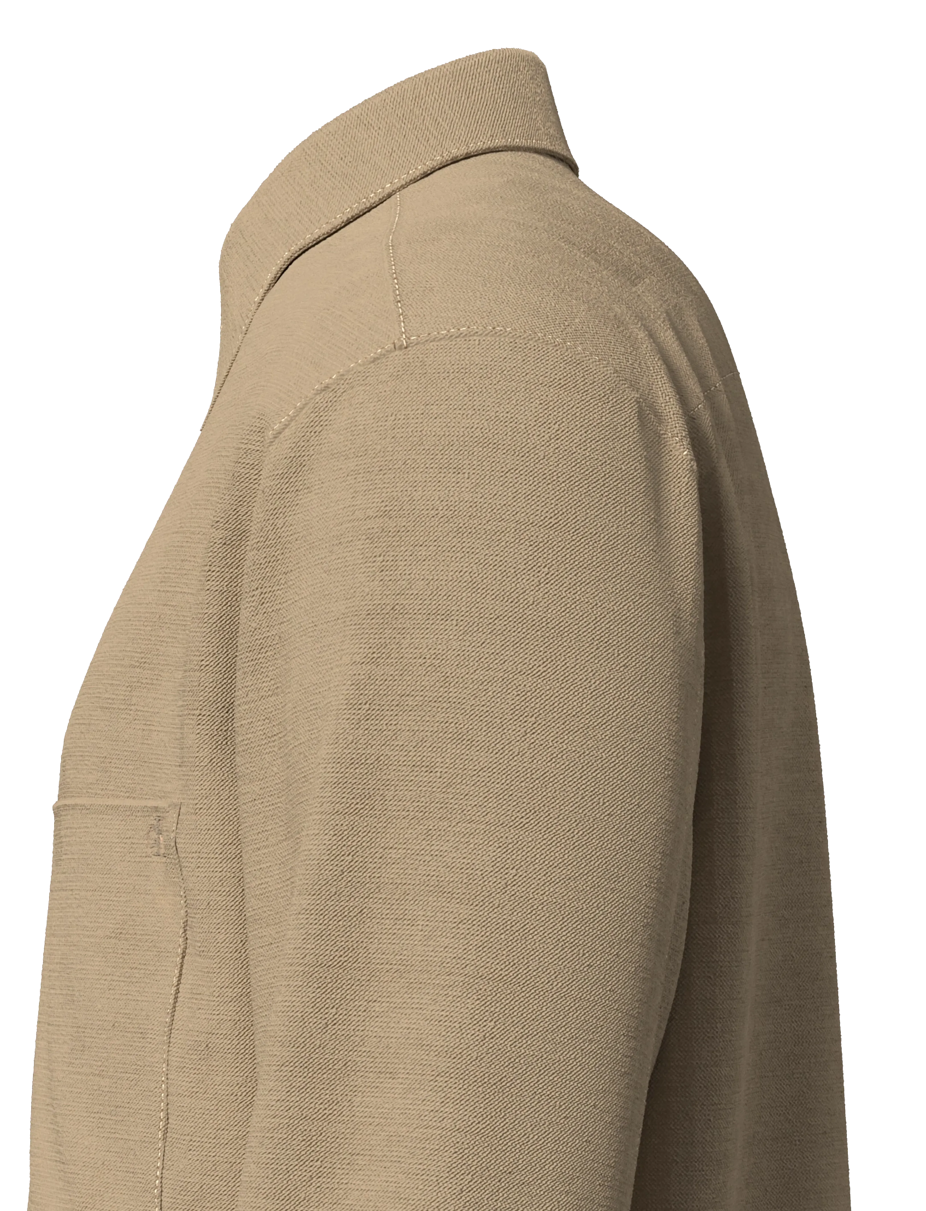 Calvin Klein Jeans - LS COTTON TWILL RELAXED OVERSHIR - overshirts - travertine - 5