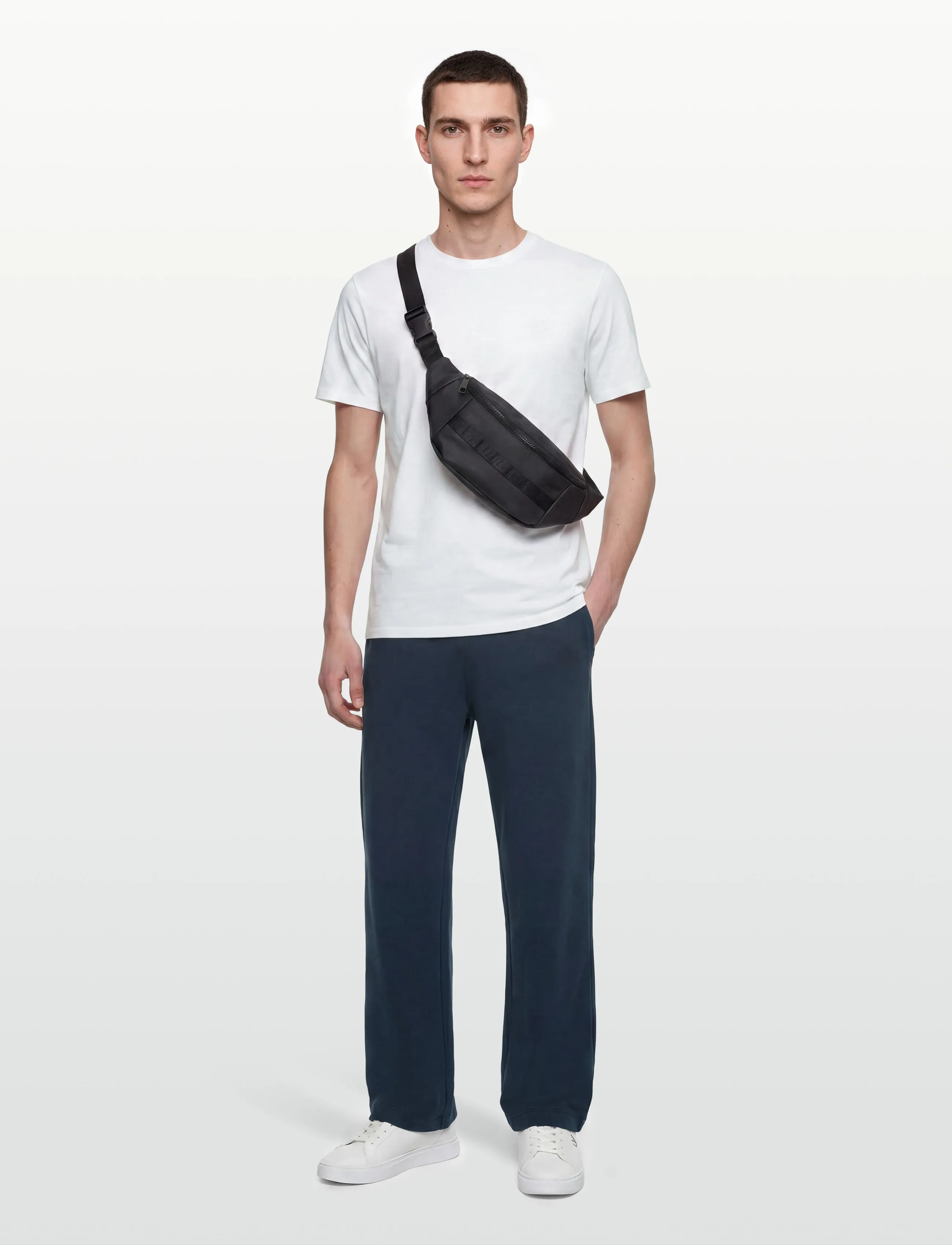 Calvin Klein Jeans Cotton Spacer Jogger, Kvinder, Vide Ben Joggers, Navy, Str: S
