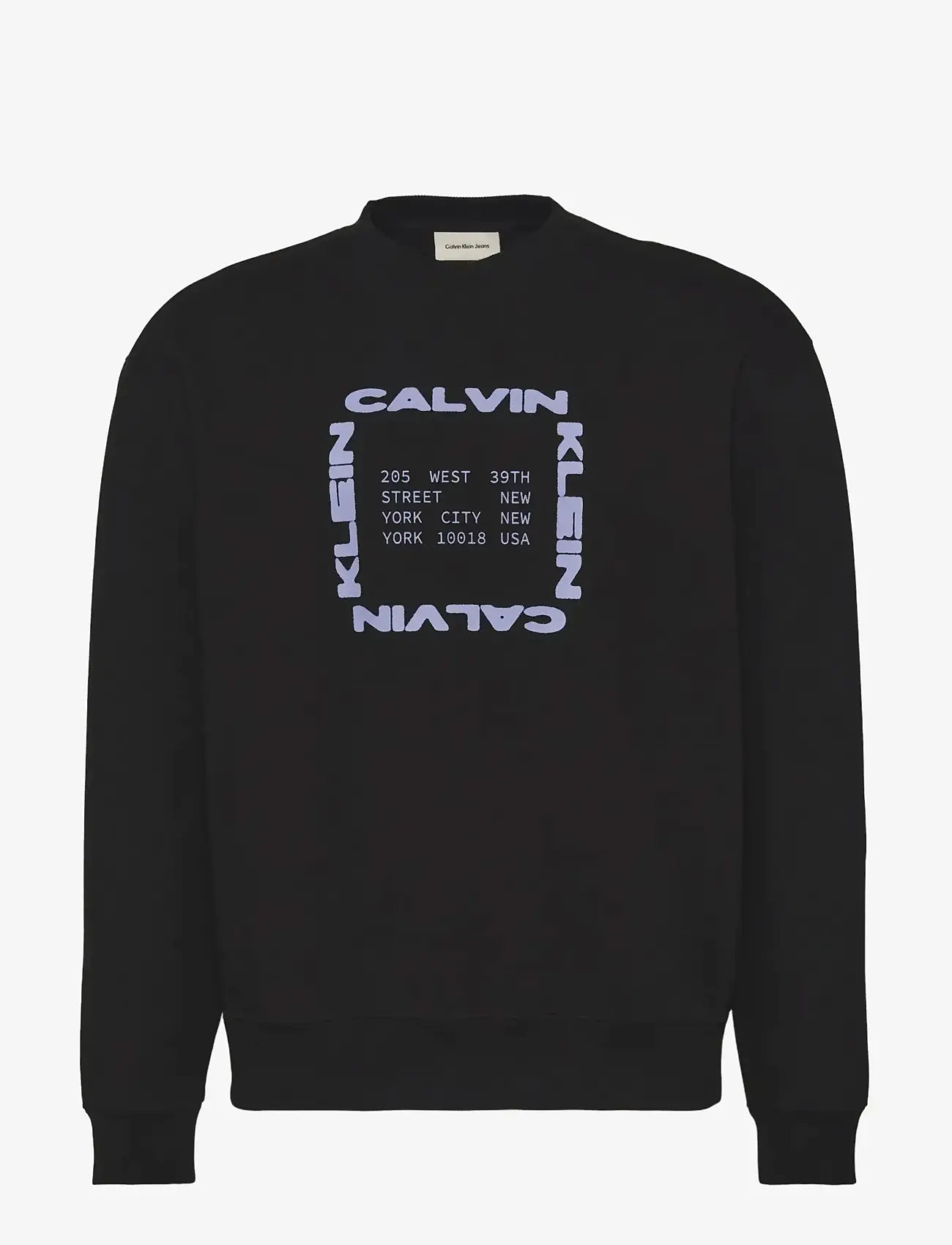 Calvin Klein Jeans - LS EU 350TERRY GRAPHIC CN SWTSHR - sweatshirts - black - 1
