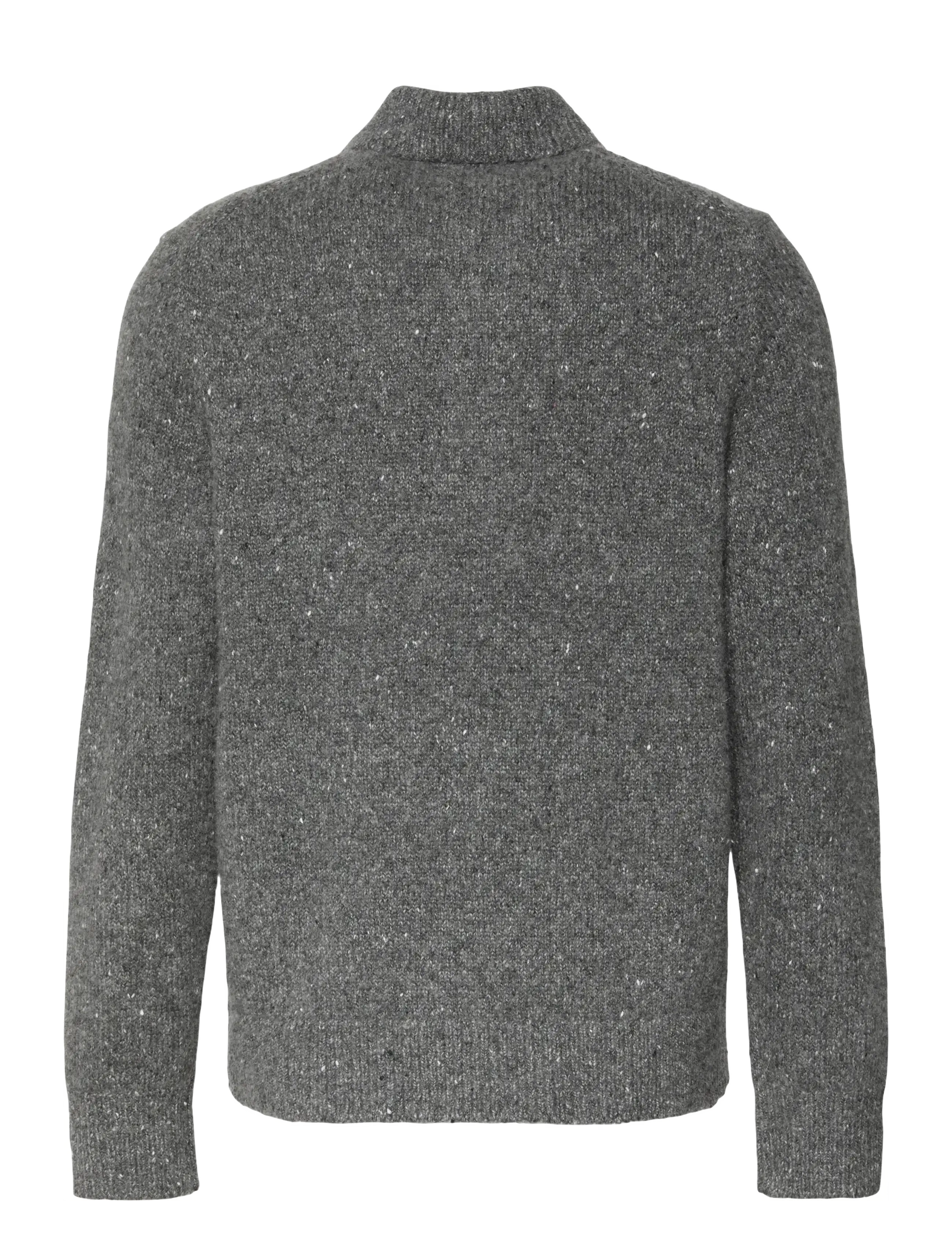 Calvin Klein Jeans - LS NEP YARN POLO SWEATER 3GG - trikotažiniai polo marškinėliai ilgomis rankovėmis - medium grey neps - 2