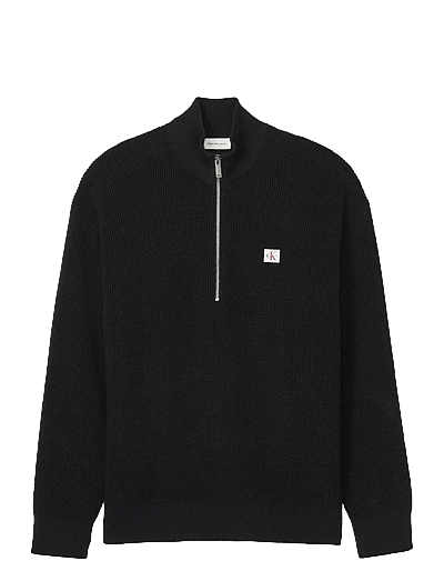 Ls Ez Cotton Waffle Quarter Zip - Half Zip-TrøJer