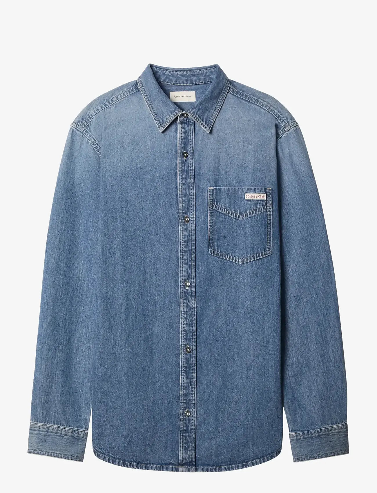 Calvin Klein Jeans - ESSNTL CLSSC CK VINTAGE INDIGO S - teksasärgid - ck vintage indigo - 1