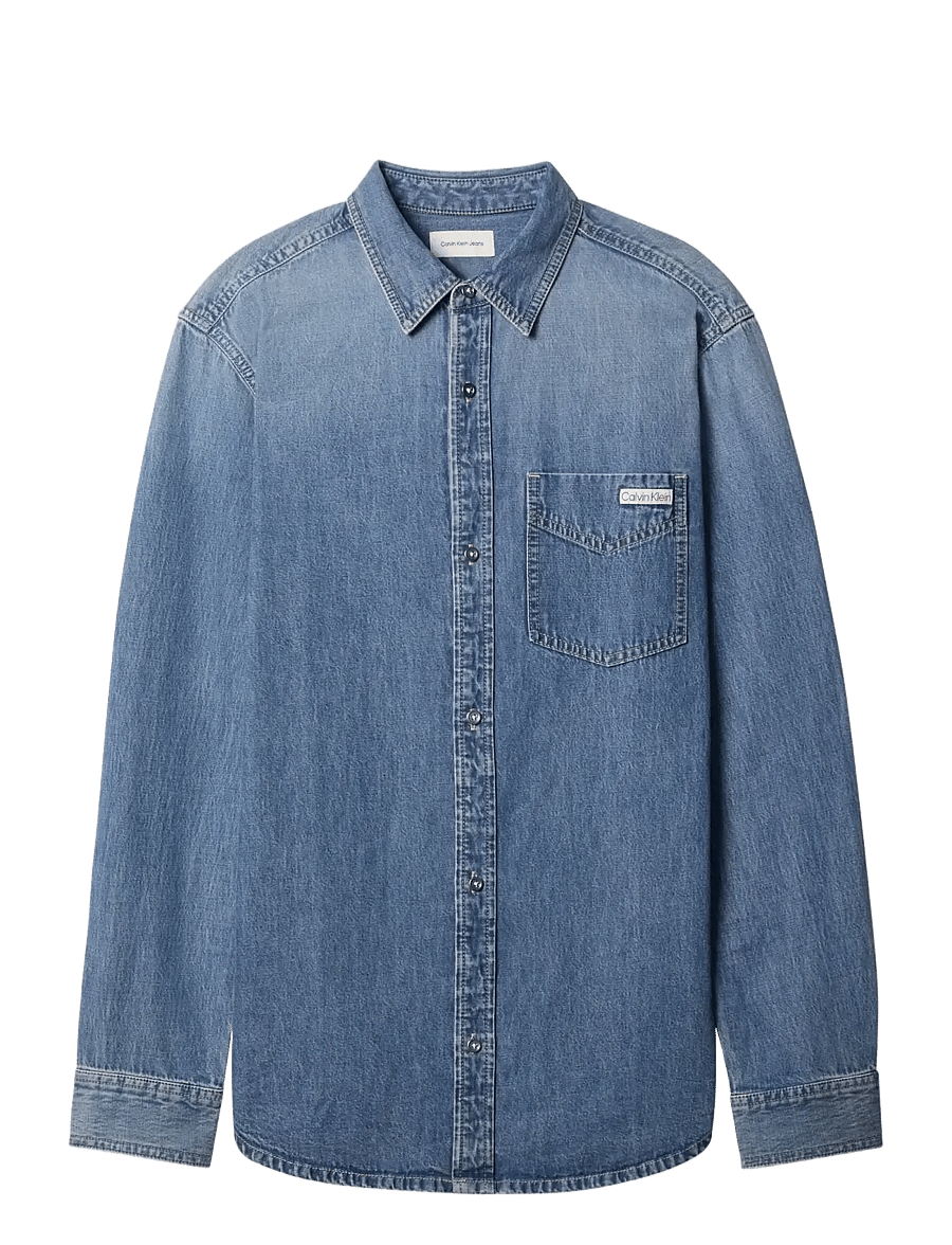 Calvin Klein Jeans - CK VINT INDIGO CASUAL ESS SHIRT - chemises en jean - ck vintage indigo - 1