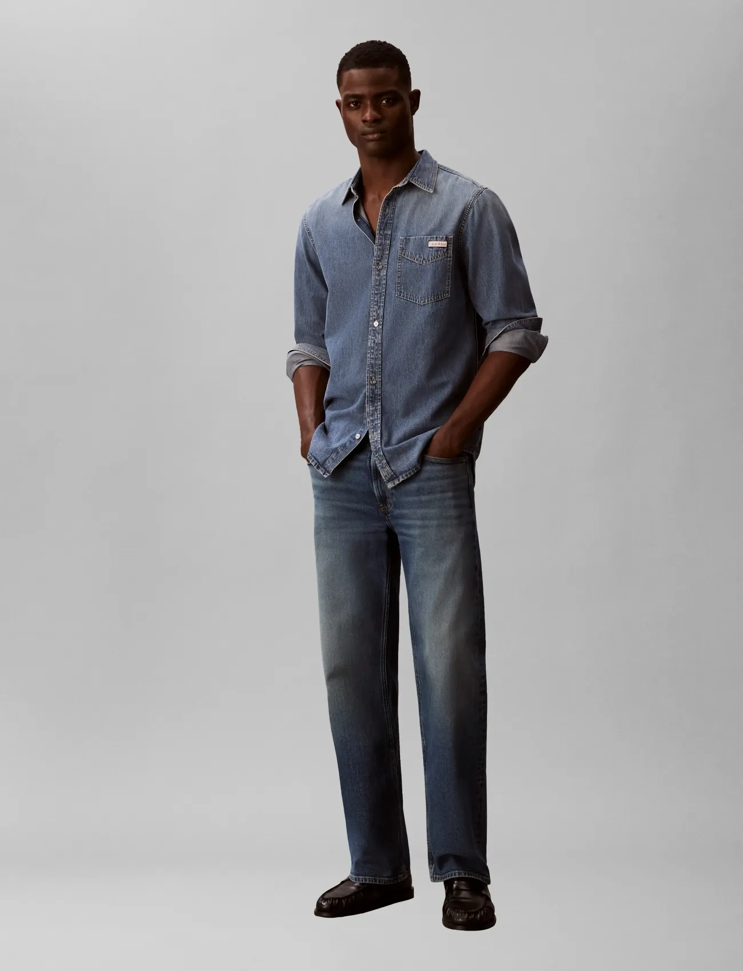 Calvin Klein Jeans ESSNTL CLSSC CK VINTAGE INDIGO S - Calvin Klein Jeans - CK VINTAGE INDIGO / blue