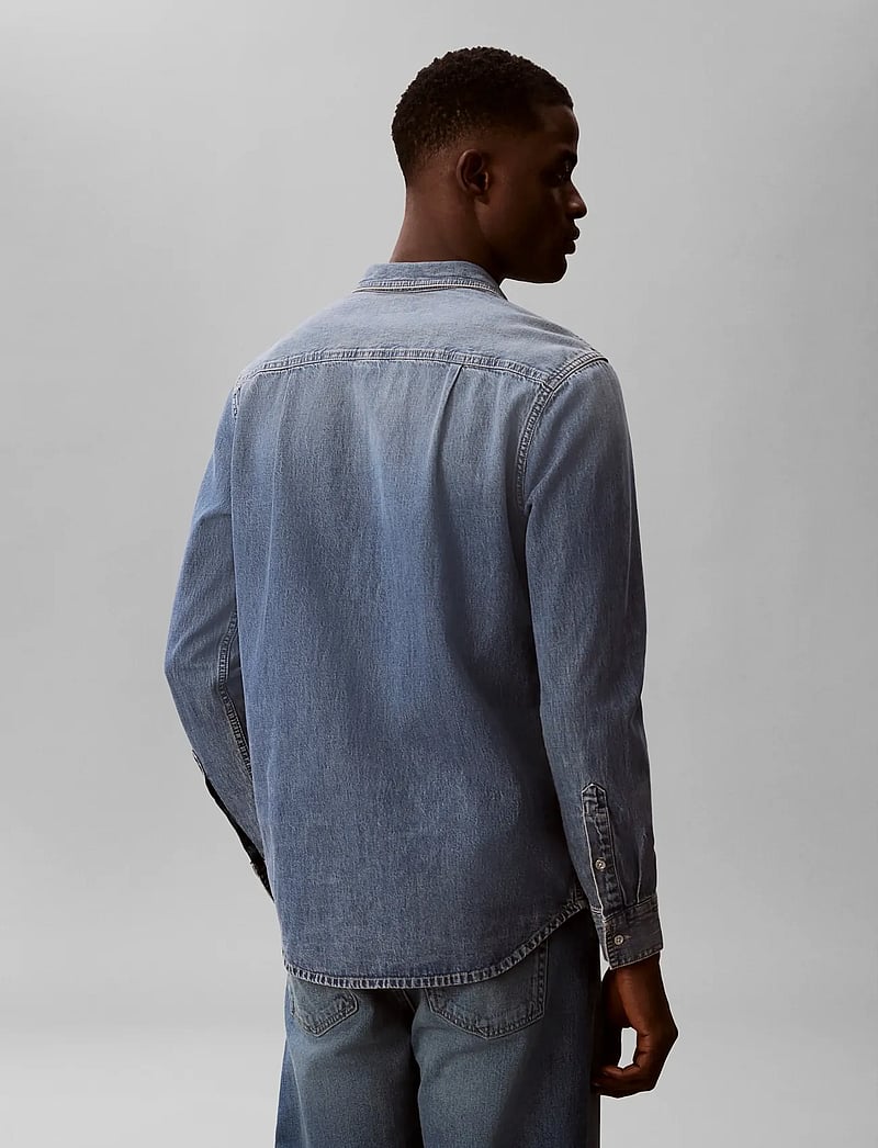 Calvin Klein Jeans - ESSNTL CLSSC CK VINTAGE INDIGO S - teksasärgid - ck vintage indigo - 2