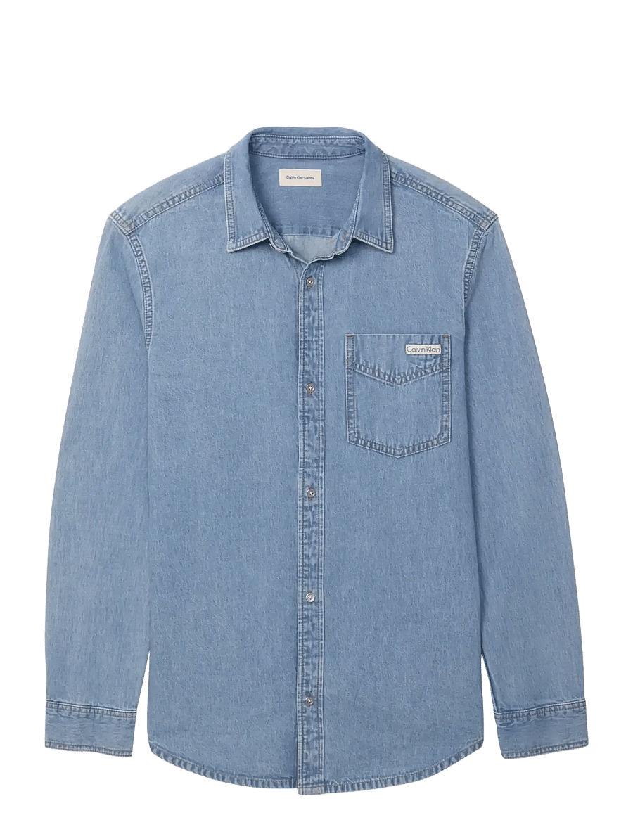 Calvin Klein Jeans - ESSENTIAL CLASSIC 205 LT BLUE SH - jeanshemden - 205 lt blue stone - 1