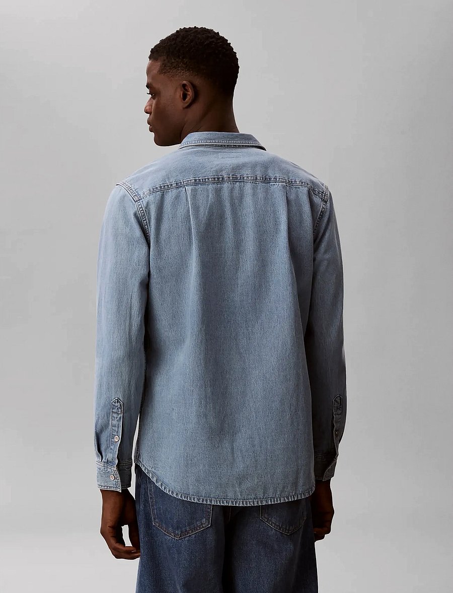 Calvin Klein Jeans - ESSENTIAL CLASSIC 205 LT BLUE SH - jeanshemden - 205 lt blue stone - 2