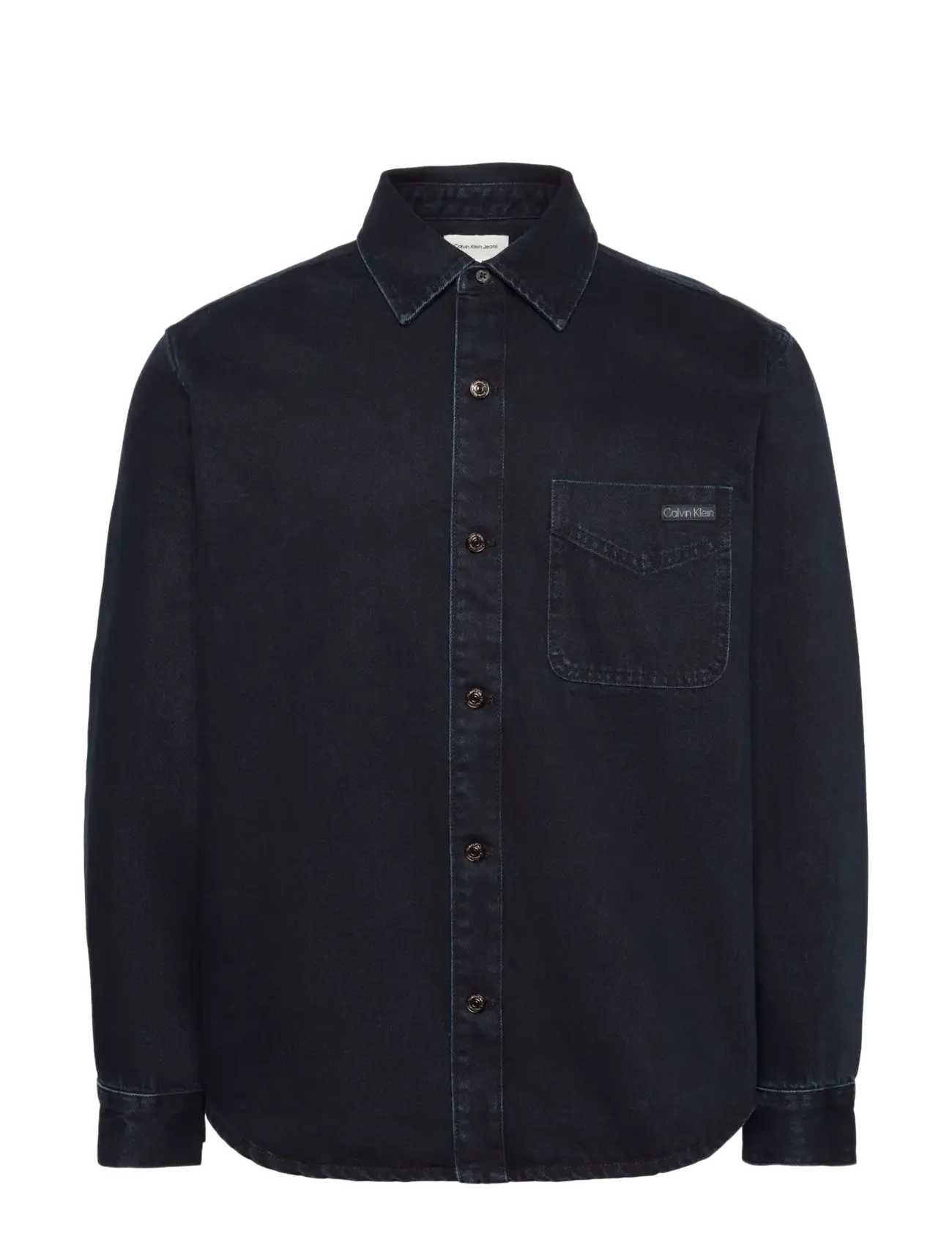 BLUE BLACK STONE 90S OVERSHIRT - BLUE BLACK STONE