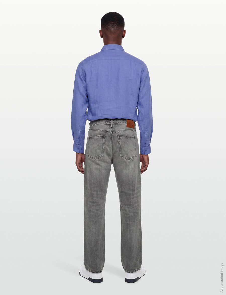 Calvin Klein Jeans - 90S STRAIGHT METEORITE TENCEL JE - tavalised teksad - meteorite - 4