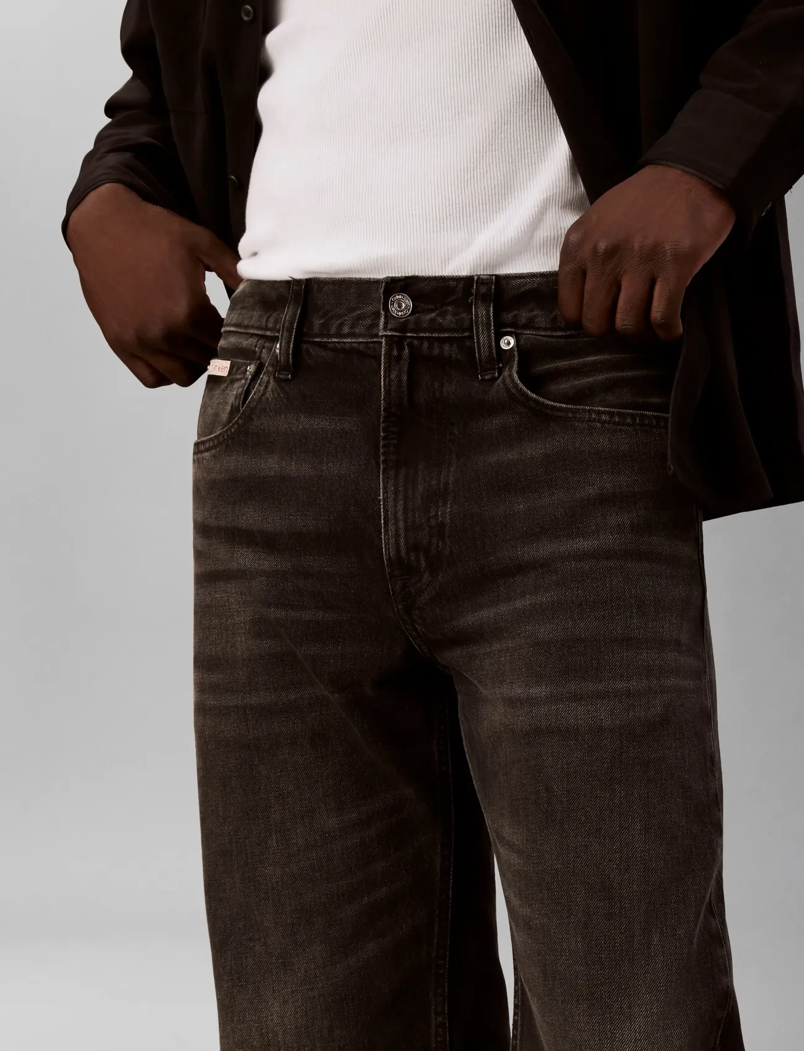 Calvin Klein Jeans - 90S STRAIGHT KLEIN BLACK JEAN - regular jeans - klein black - 4