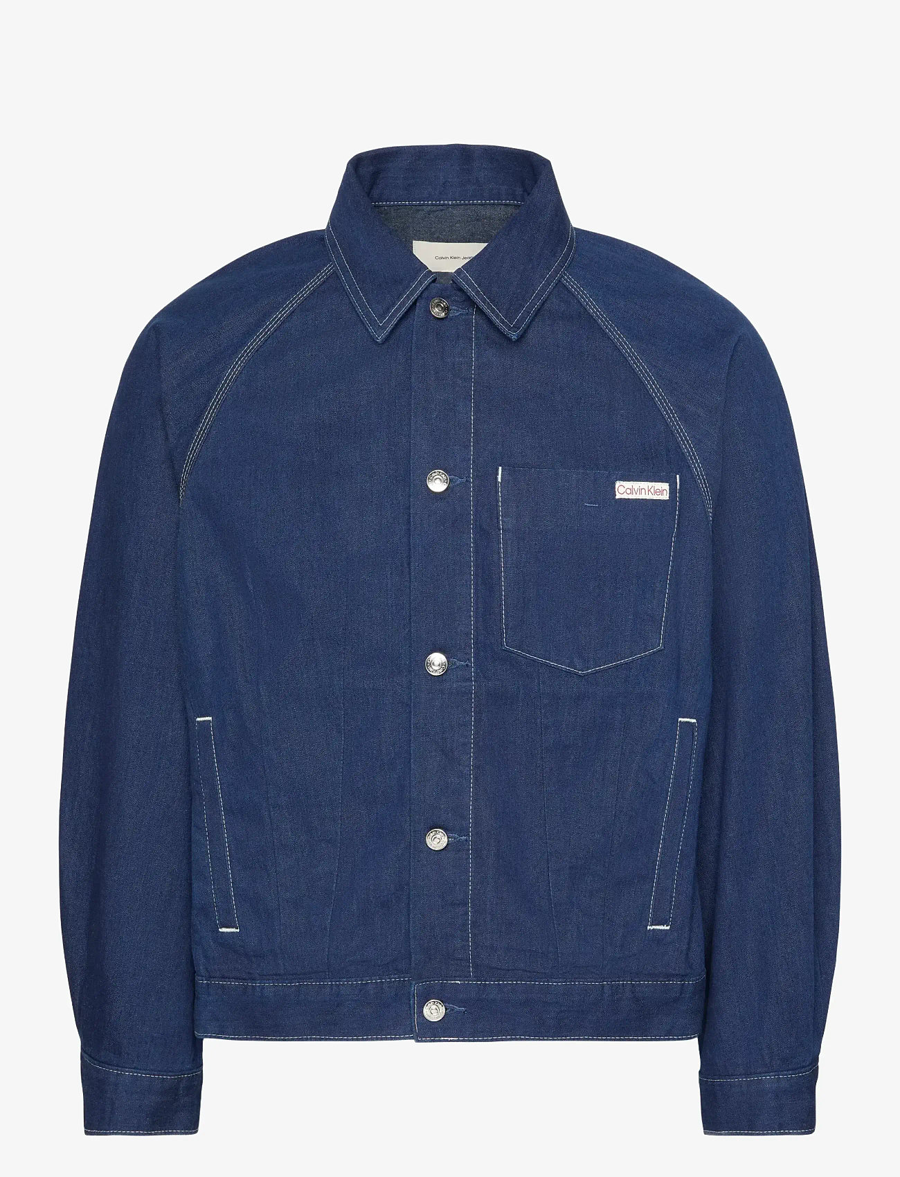 Calvin Klein Jeans - DARTED WORKWEAR JACKET SHURIKEN - spring jackets - shuriken rinse - 0