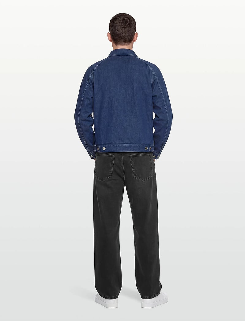 Calvin Klein Jeans - DARTED WORKWEAR JACKET SHURIKEN - forårsjakker - shuriken rinse - 4