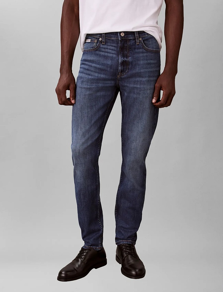 Calvin Klein Jeans - SLIM TAPER DARK IRVING JEAN - slim jeans - dark irving - 0