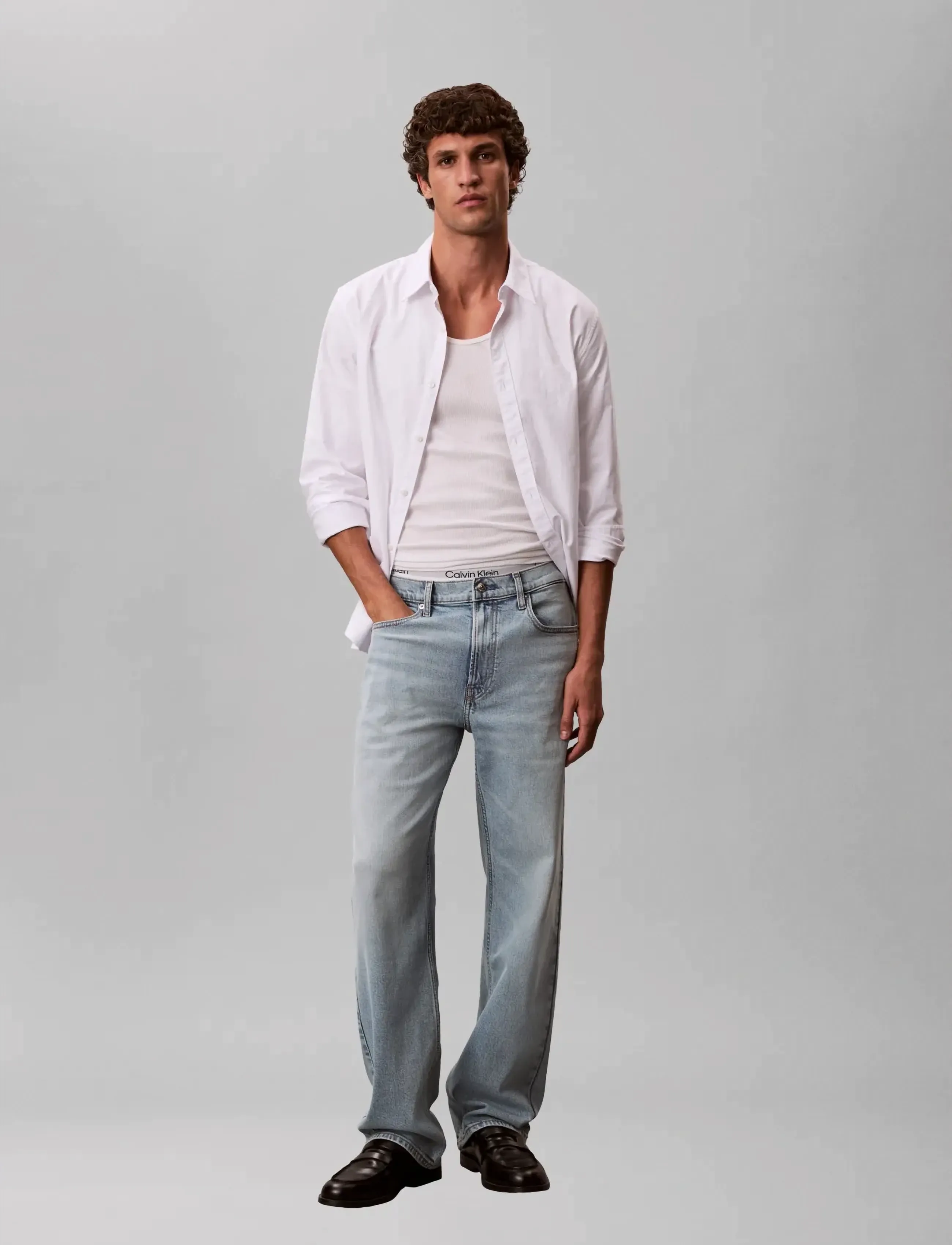 Calvin Klein Jeans 90S STRAIGHT SPOTLIGHT JEAN - Jeans - SPOTLIGHT / blue