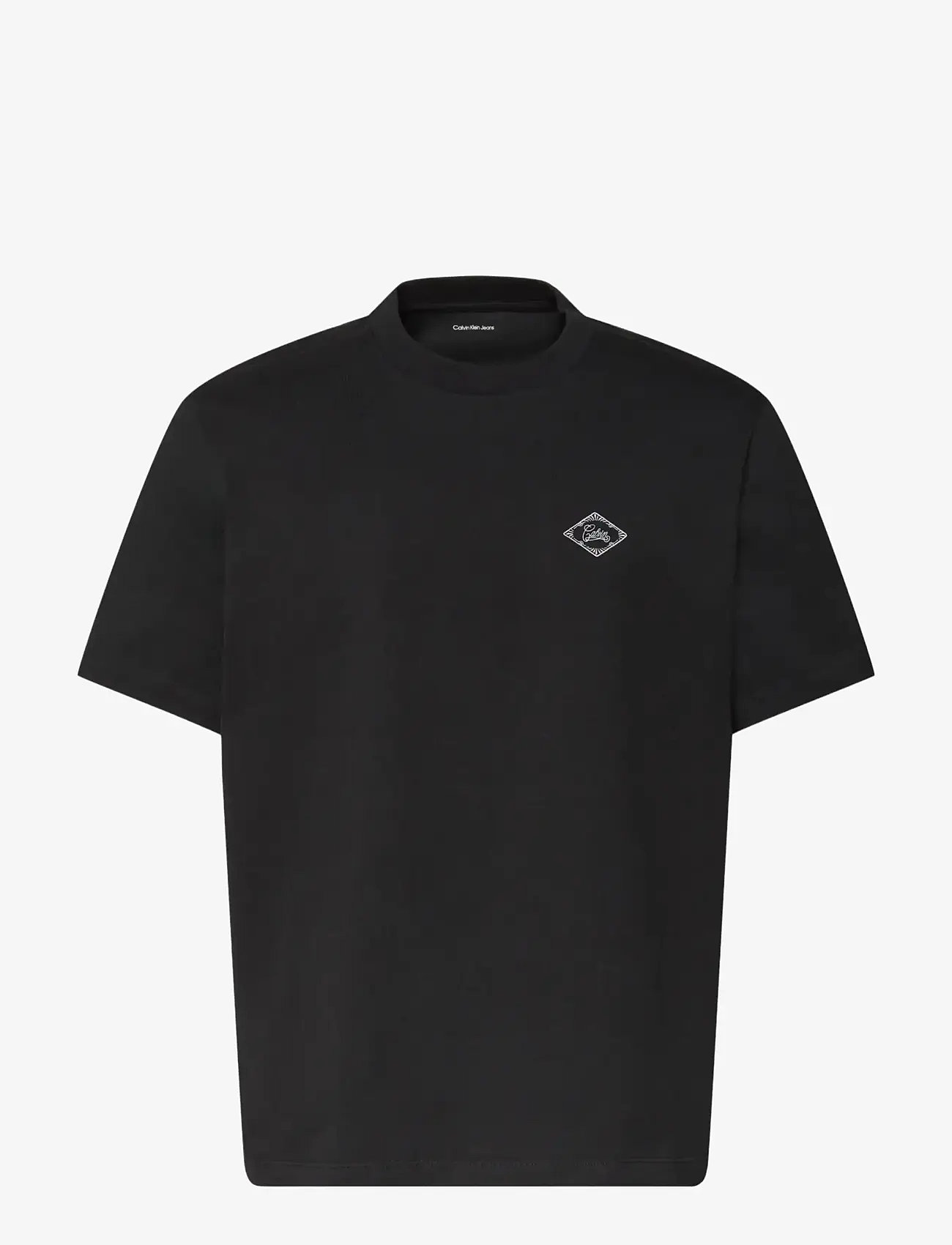 Calvin Klein Jeans - SS 20S CALVIN MATCHBOX GRAPHIC T - short-sleeved t-shirts - black - 1