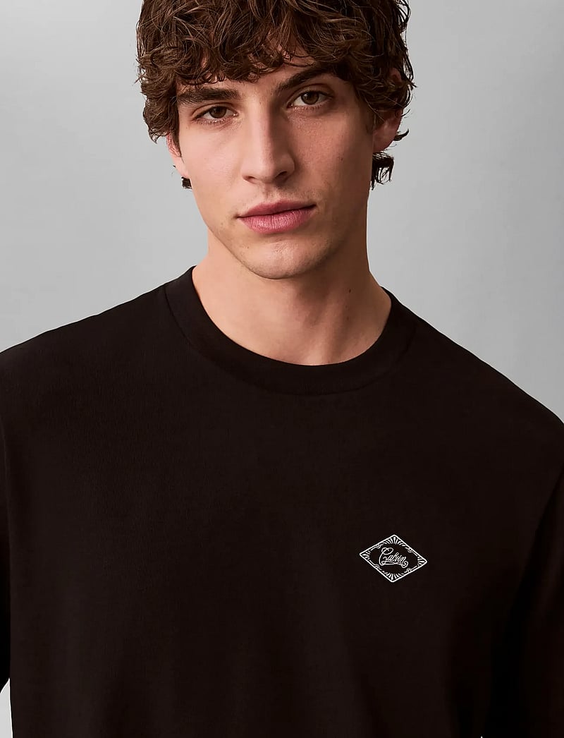Calvin Klein Jeans - SS 20S CALVIN MATCHBOX GRAPHIC T - kurzärmelig - black - 4