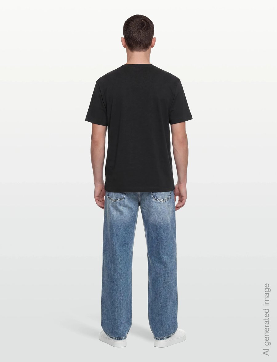 Calvin Klein Jeans - SS 20S 5AM CK FLORAL ABST GRAPHI - t-shirts - black - 5
