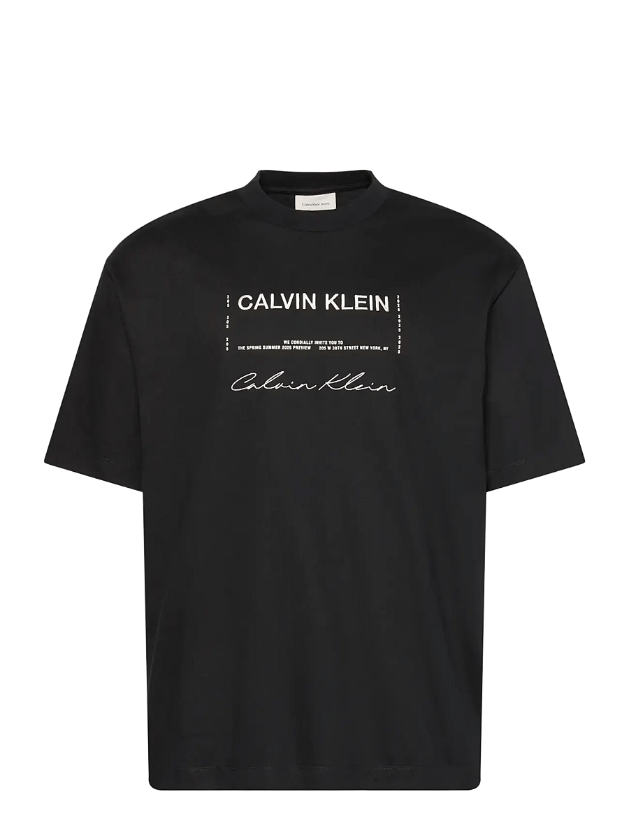 Calvin Klein Jeans - 16S APRIL GRAPHIC SEASONAL FASHI - lühikeste varrukatega t-särgid - black - 1