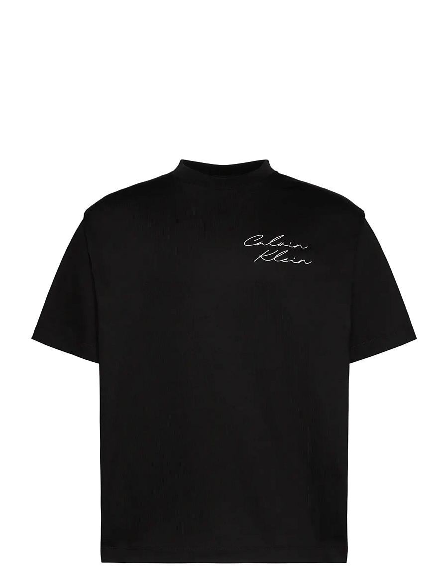 Calvin Klein Jeans - 16S APRIL GRAPHIC SEASONAL FASHI - kurzärmelige t-shirts - black - 1