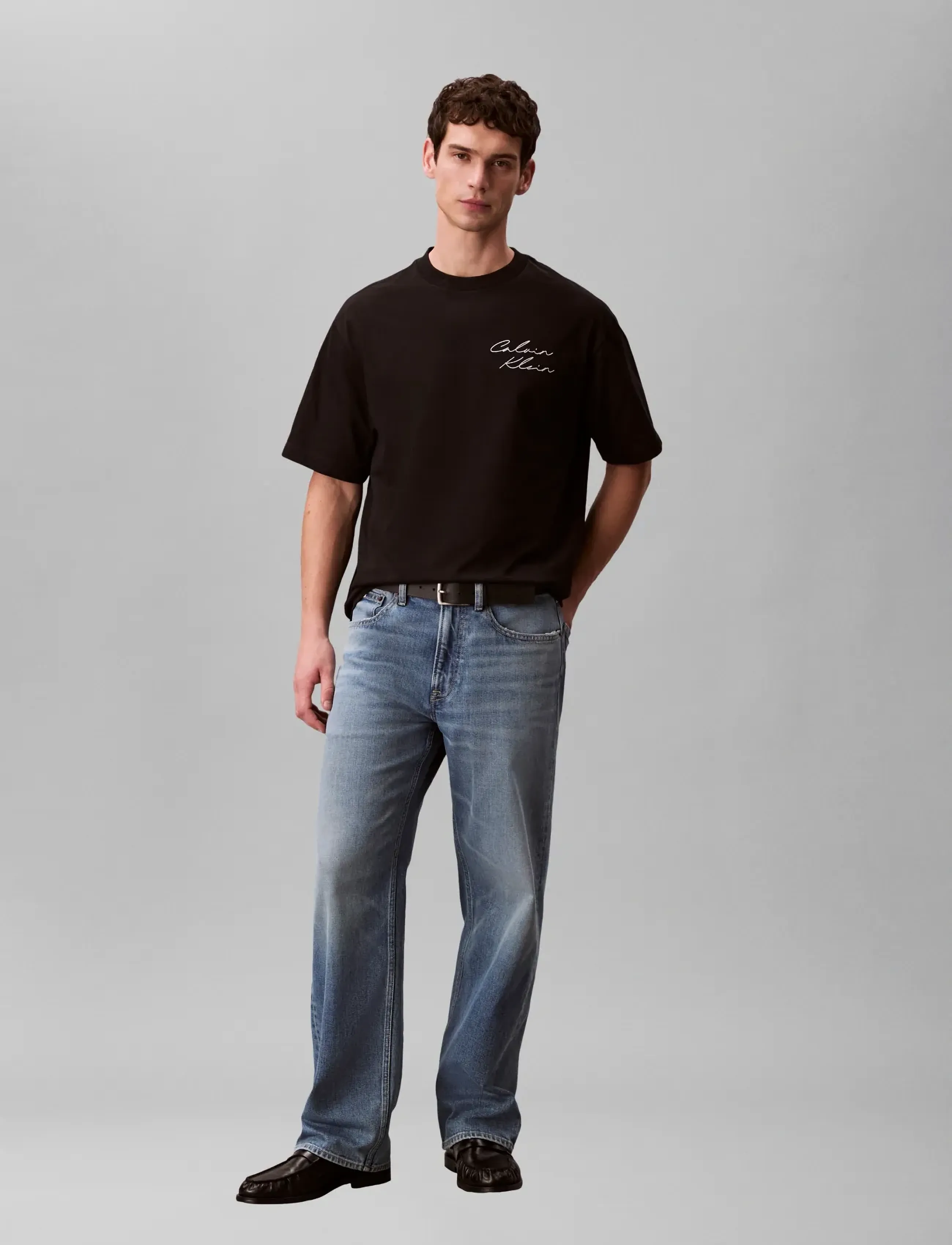 Calvin Klein Jeans 16S APRIL GRAPHIC SEASONAL FASHI - T-särgid - BLACK / black