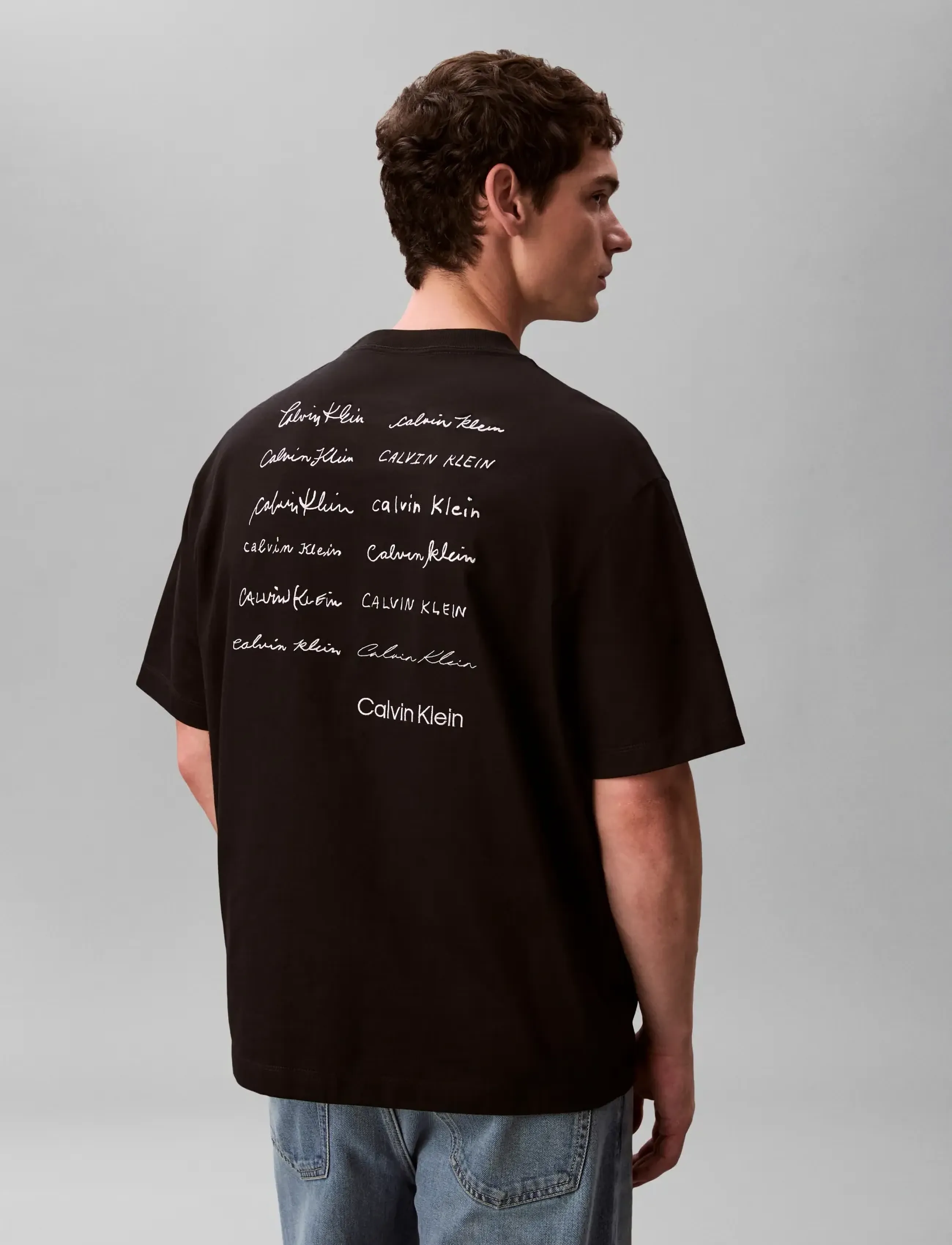 Calvin Klein Jeans - 16S APRIL GRAPHIC SEASONAL FASHI - kortærmede t-shirts - black - 2