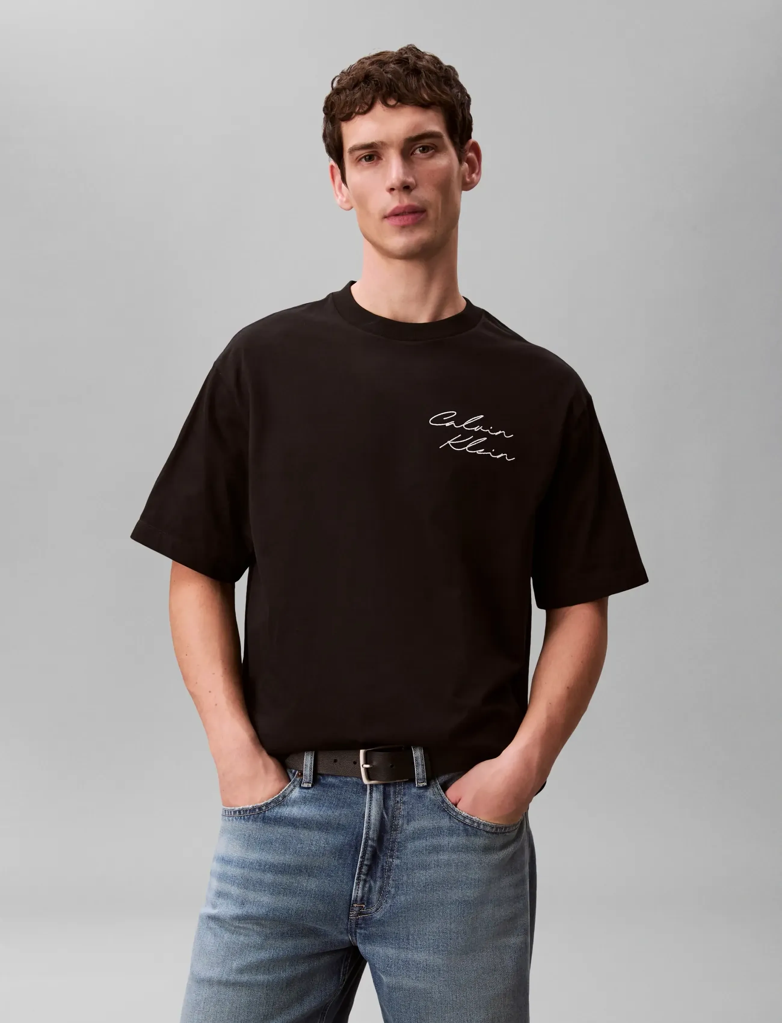 Calvin Klein Jeans - 16S APRIL GRAPHIC SEASONAL FASHI - kortærmede t-shirts - black - 3