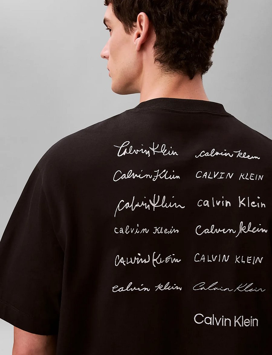 Calvin Klein Jeans - 16S APRIL GRAPHIC SEASONAL FASHI - kurzärmelige t-shirts - black - 4