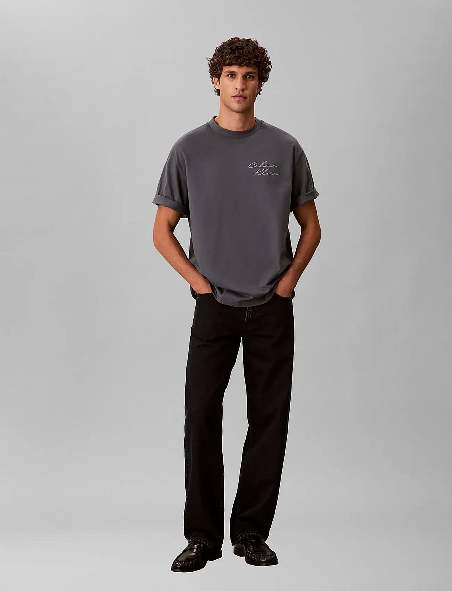 Calvin Klein Jeans - 16S APRIL GRAPHIC SEASONAL FASHI - kurzärmelige t-shirts - turbulence - 0