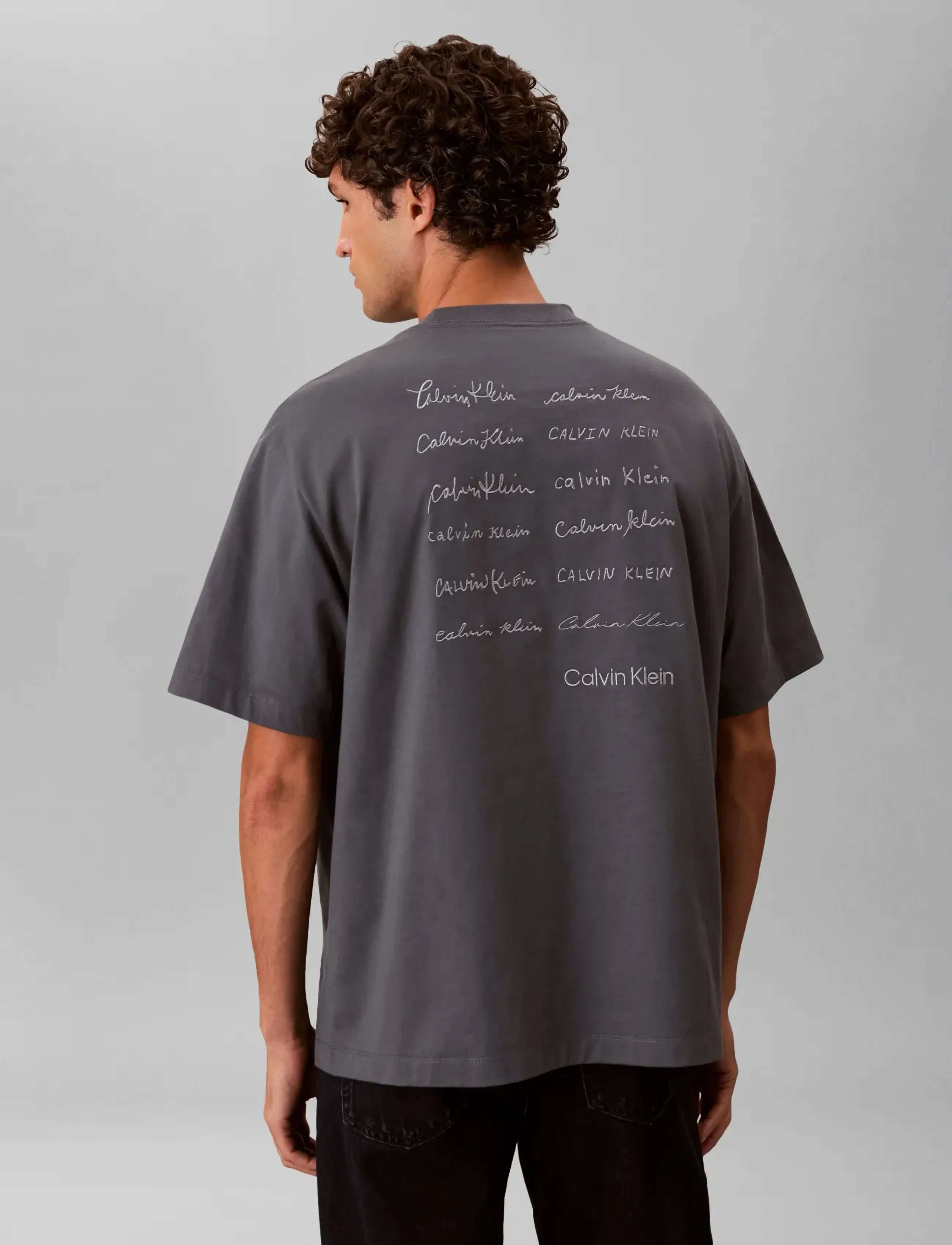 Calvin Klein Jeans - 16S APRIL GRAPHIC SEASONAL FASHI - kortærmede t-shirts - turbulence - 2