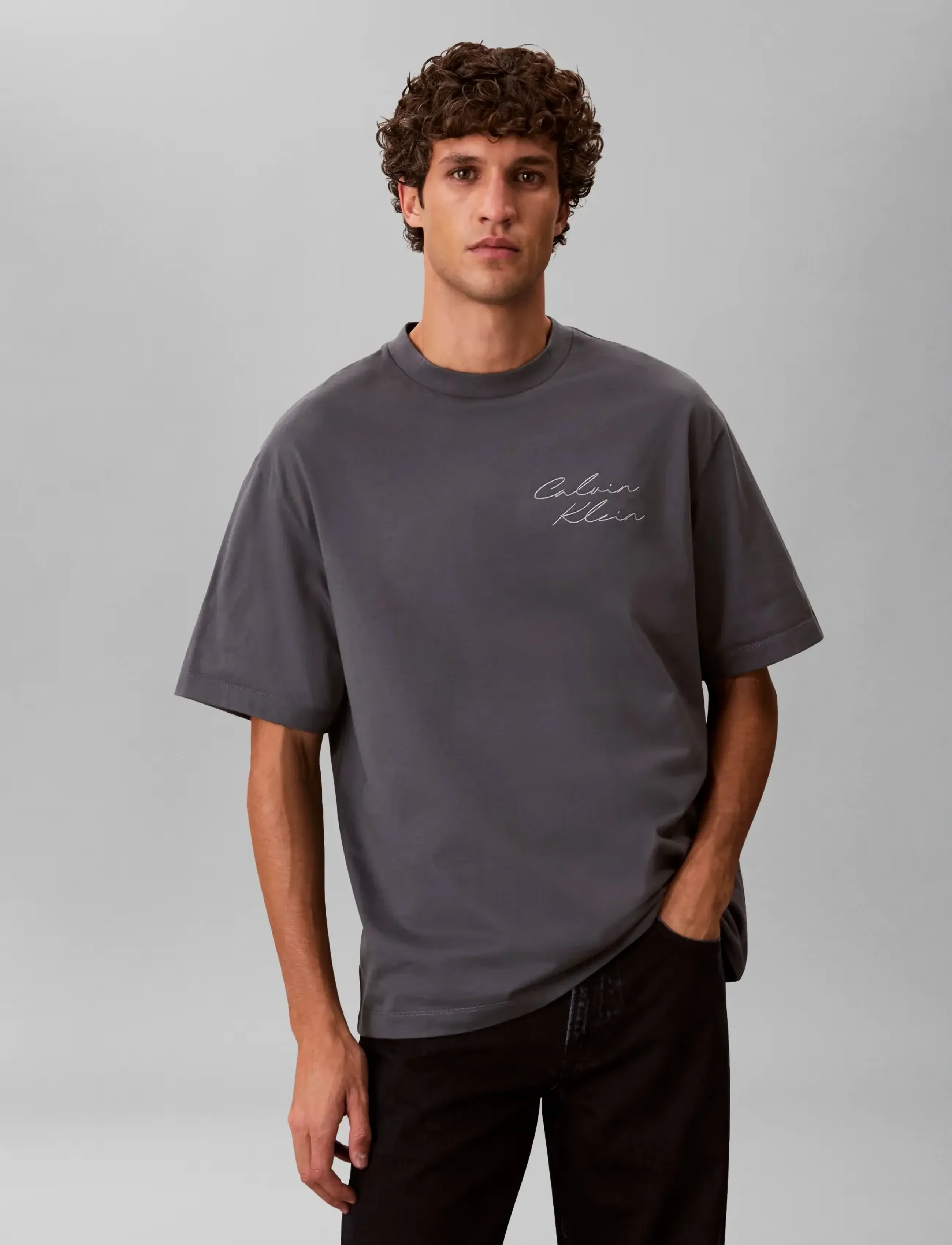 Calvin Klein Jeans - 16S APRIL GRAPHIC SEASONAL FASHI - kortærmede t-shirts - turbulence - 3