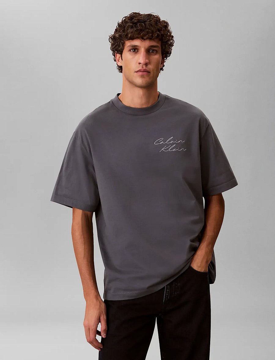 Calvin Klein Jeans - 16S APRIL GRAPHIC SEASONAL FASHI - kurzärmelige t-shirts - turbulence - 3