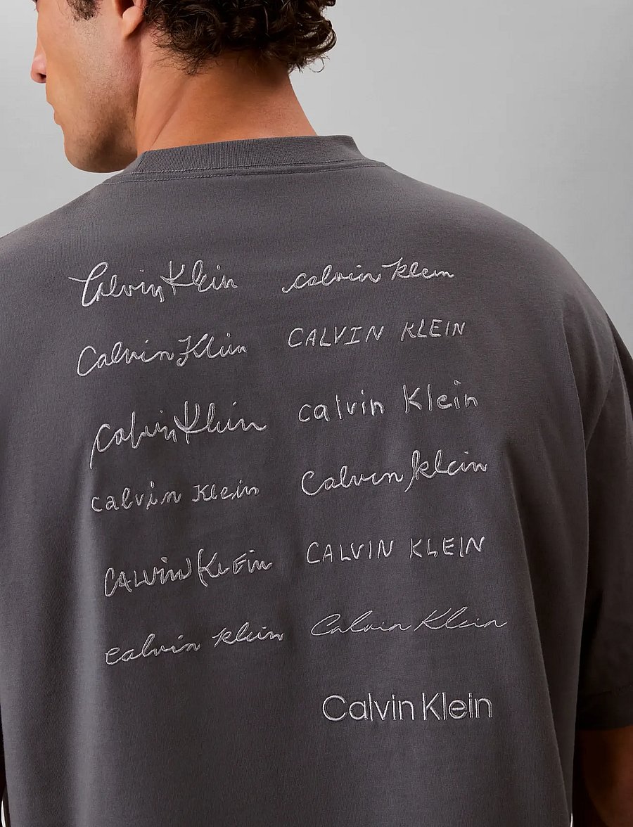 Calvin Klein Jeans - 16S APRIL GRAPHIC SEASONAL FASHI - kurzärmelige t-shirts - turbulence - 4