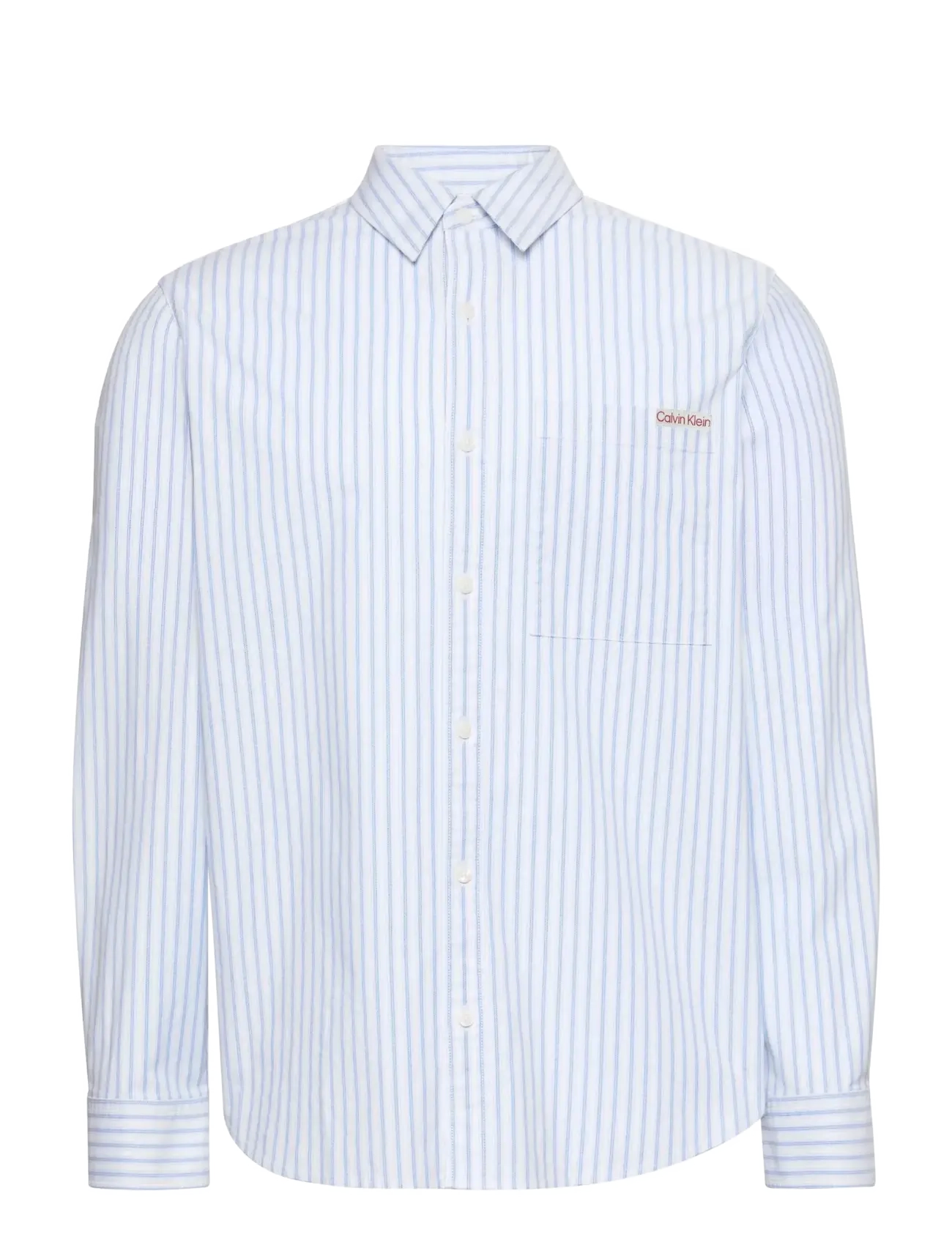 Calvin Klein Jeans LS YD STRIPE OXFORD CLASSIC SHIR - Skjorter - BLUE DESCENT / white