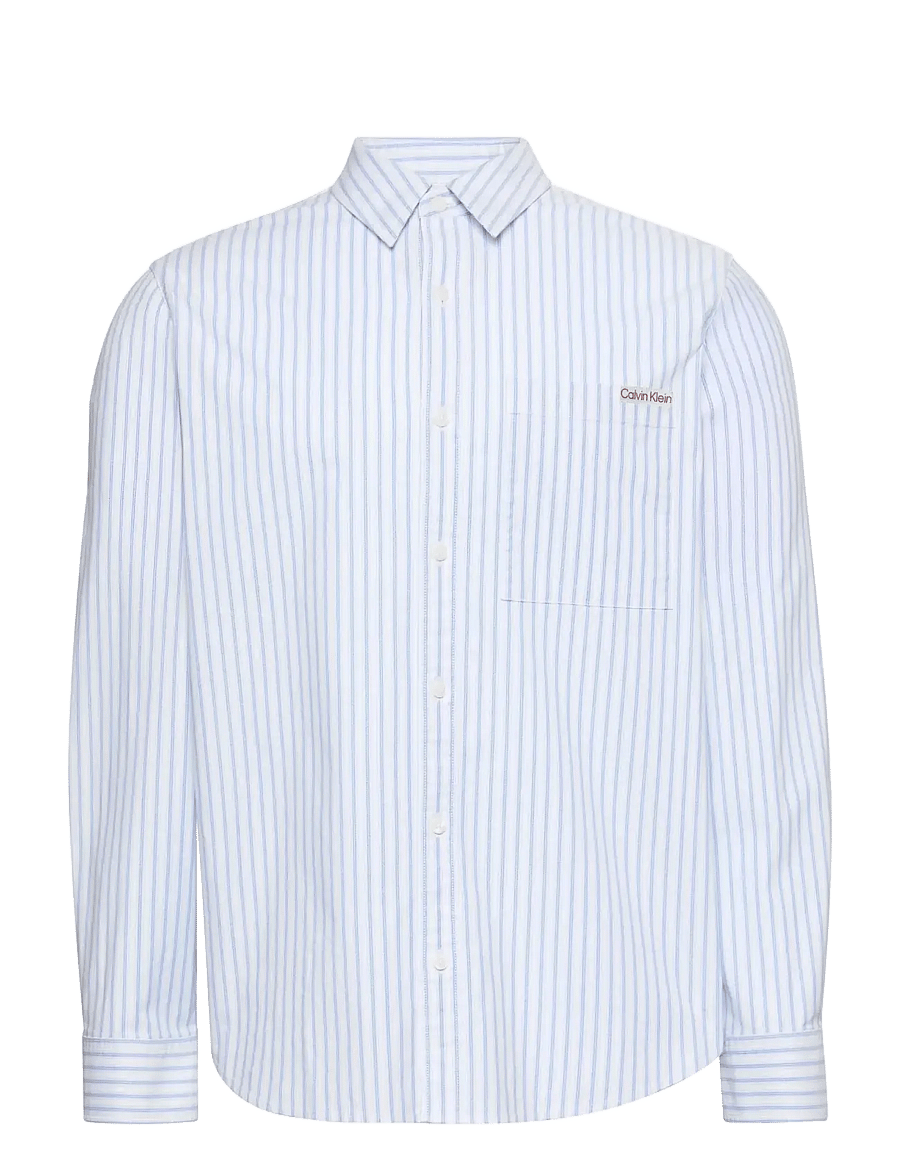 Calvin Klein Jeans - LS YD STRIPE OXFORD CLASSIC SHIR - oxford-hemden - blue descent - 0