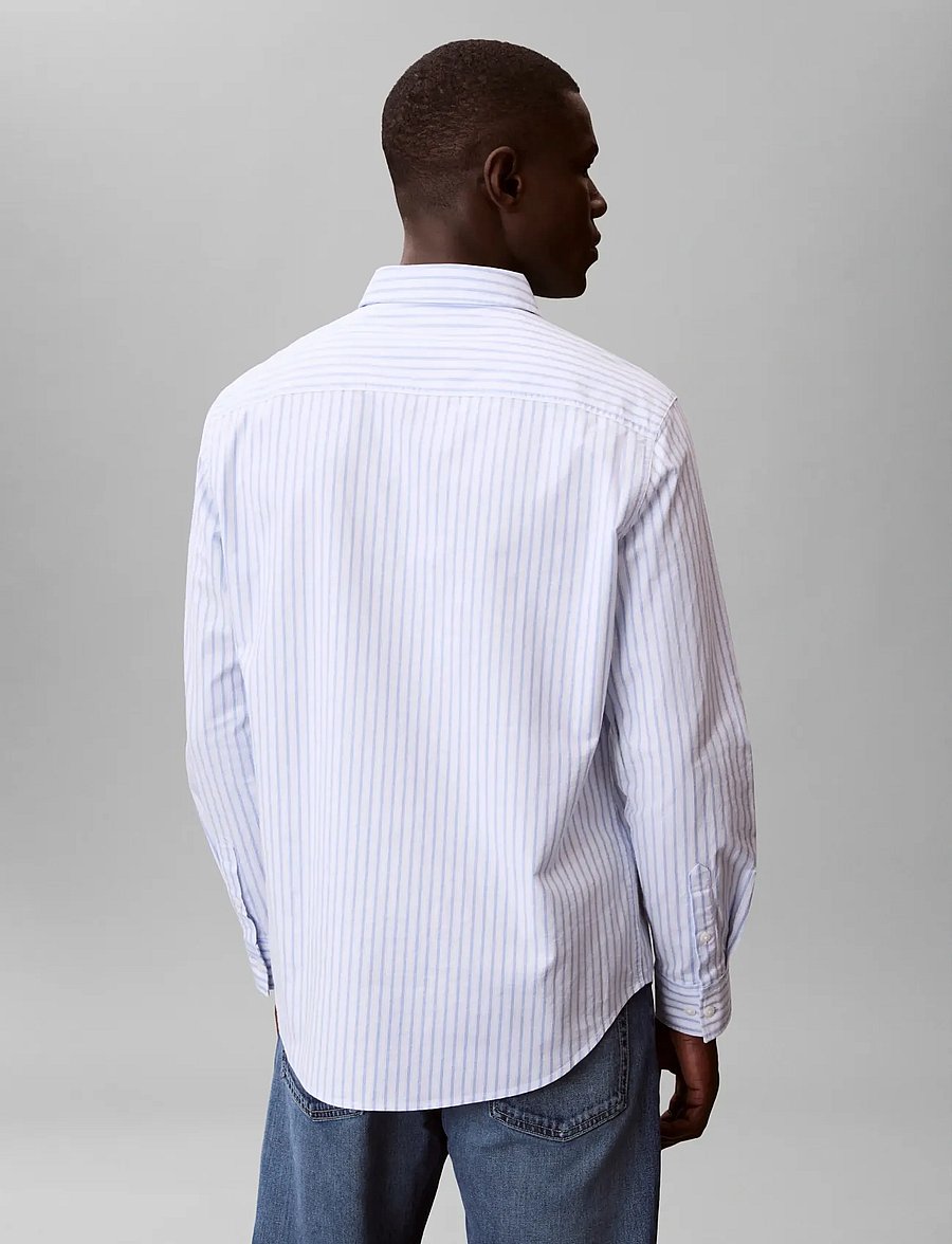 Calvin Klein Jeans - LS YD STRIPE OXFORD CLASSIC SHIR - oxford-hemden - blue descent - 1