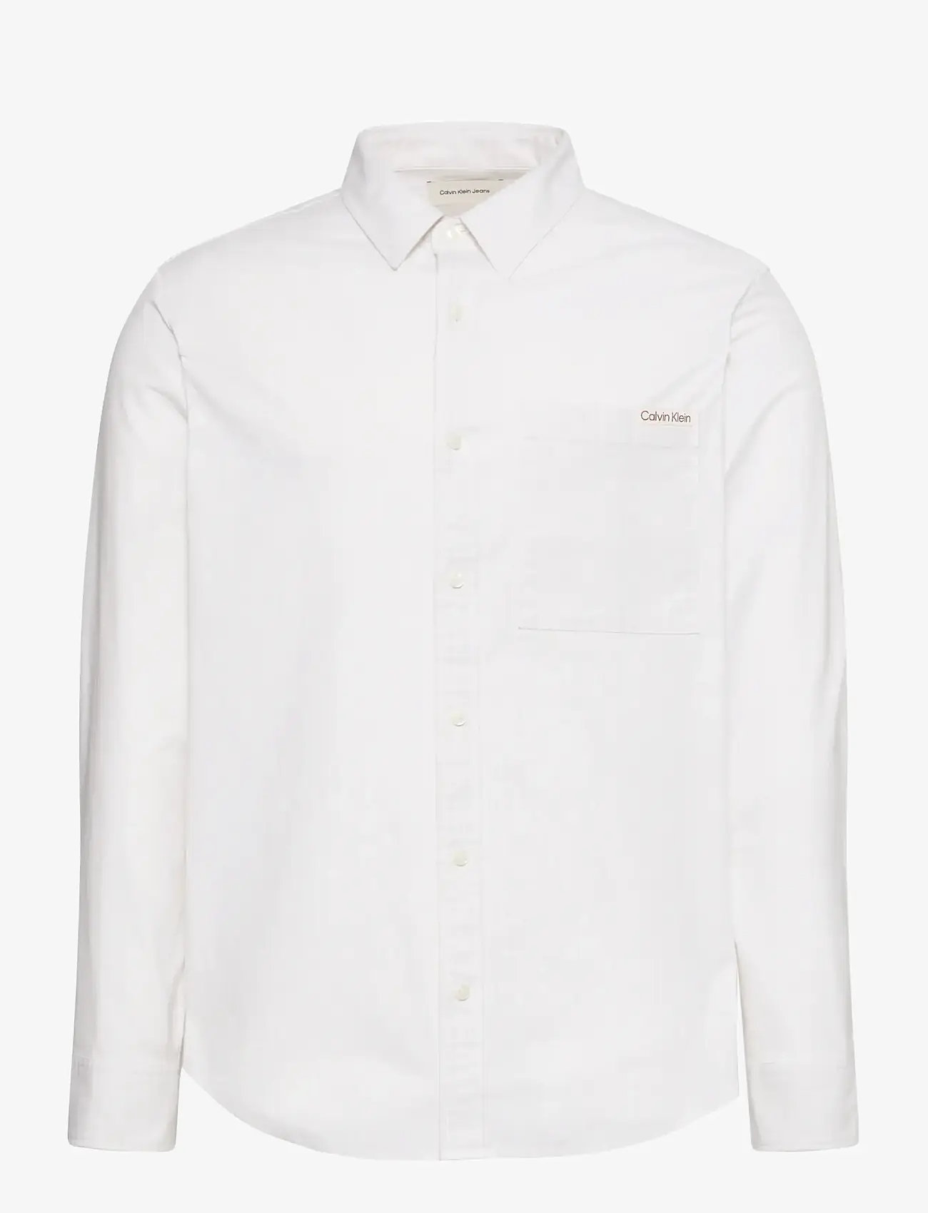 Calvin Klein Jeans - LS YD STRIPE OXFORD CLASSIC SHIR - oxford skjorter - chalk - 1